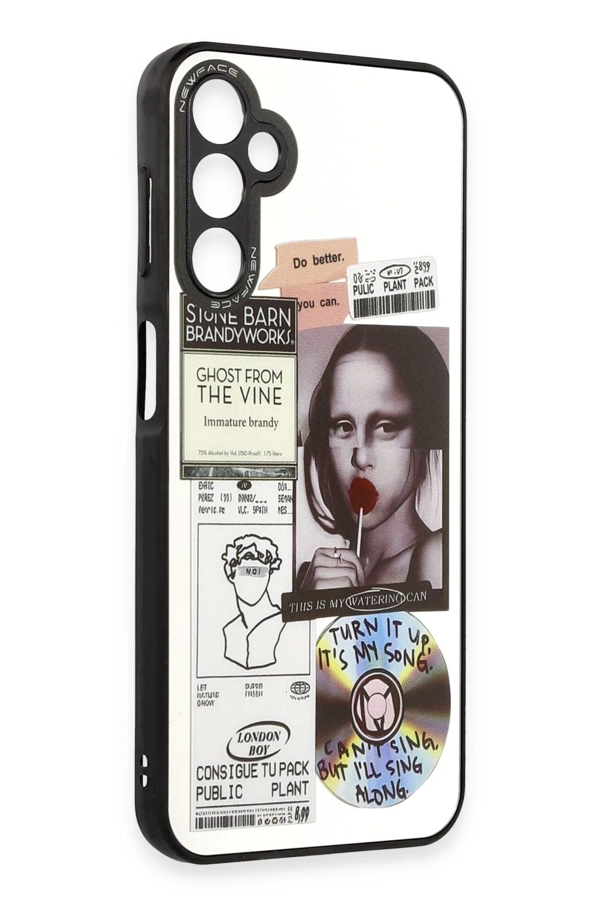 NewFace Samsung Galaxy A14 4G Kılıf Mirror Desenli Kapak - Mirror - 2 FERRG