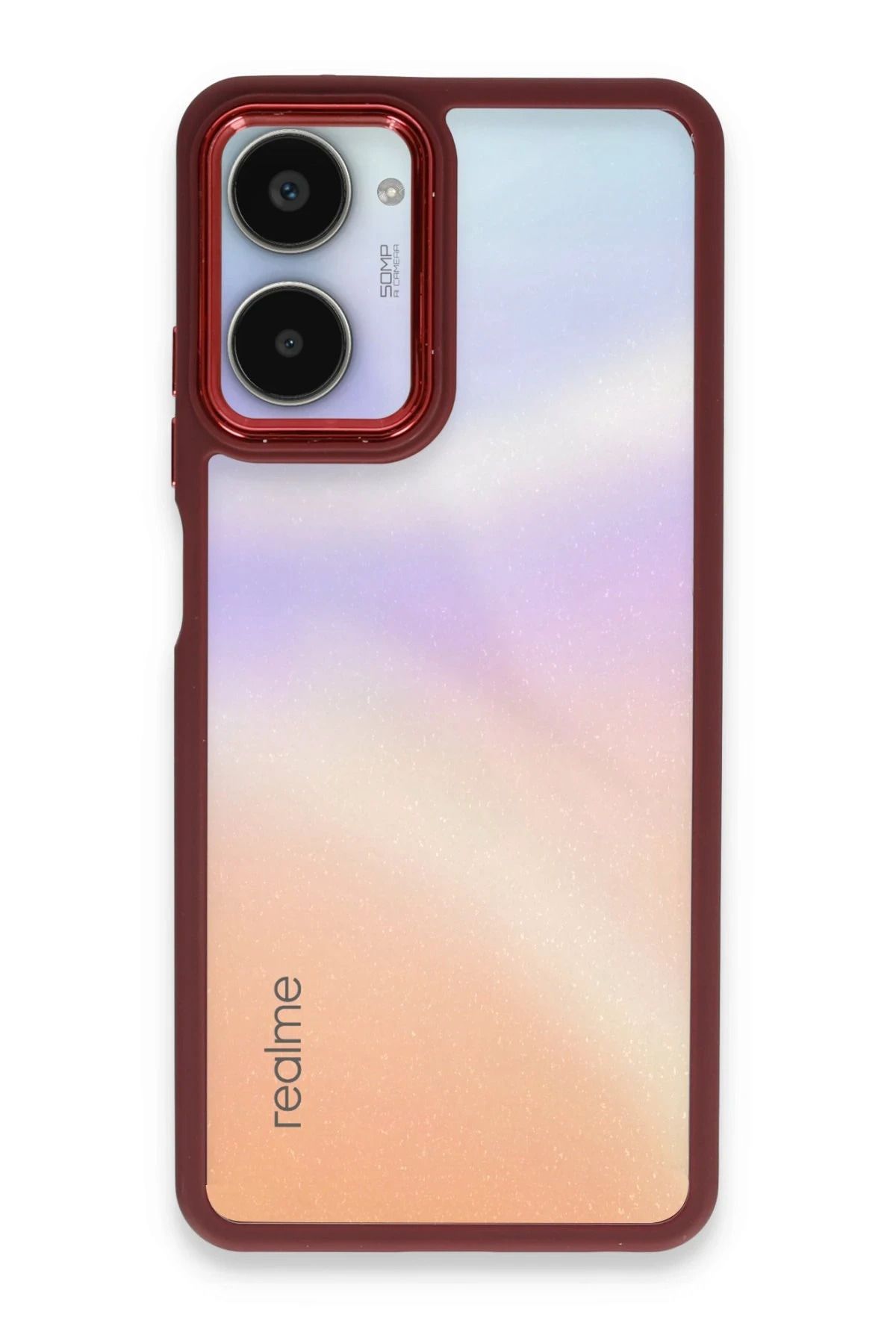 NewFace Realme 10 Pro 5G Kılıf Dora Kapak - Kırmızı FERRG
