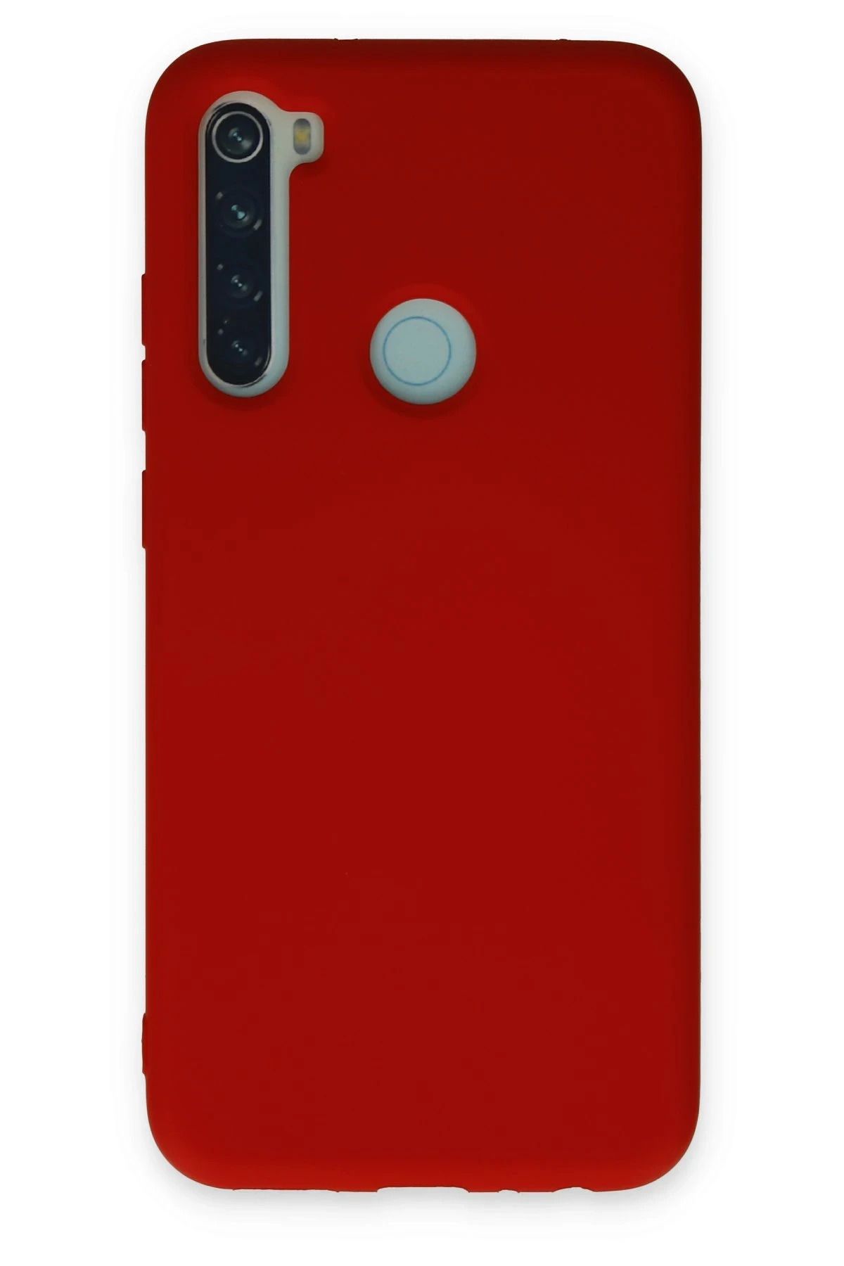 NewFace Xiaomi Redmi Note 8 Kılıf Nano içi Kadife Silikon - Kırmızı INSLM