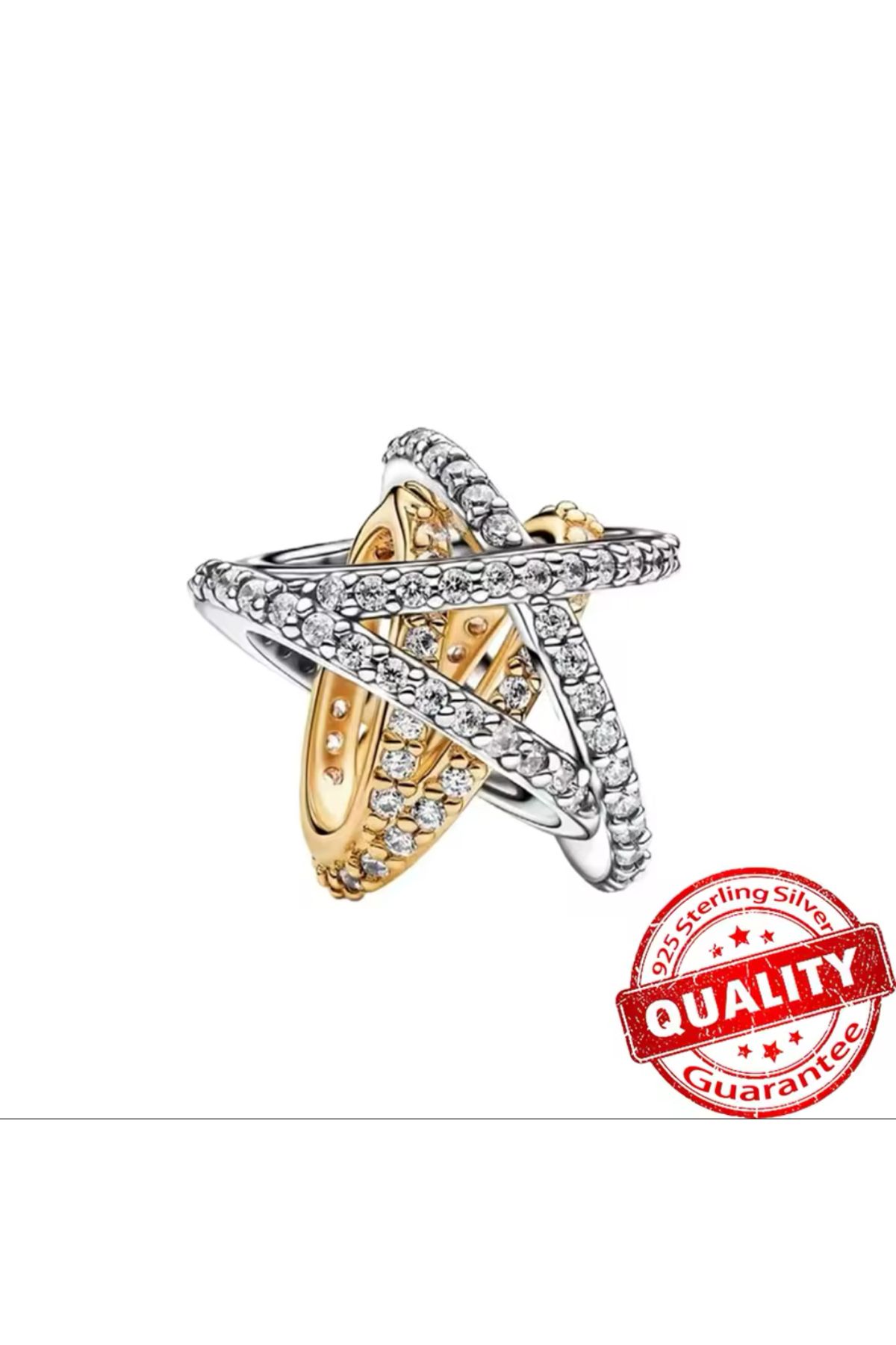 Hector&Co. Jewellery Gümüş Gold Yıldız Büyüsü Charm
