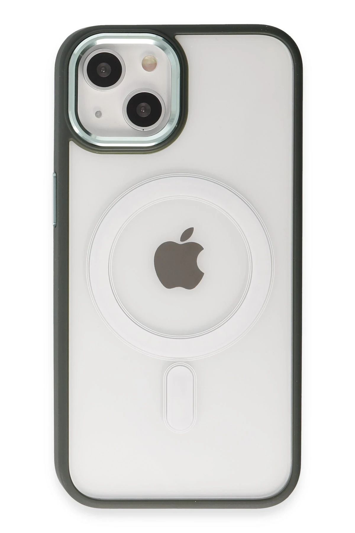 NewFace iPhone 15 Kılıf Room Magneticsafe Silikon - Köknar Yeşili NRMSA