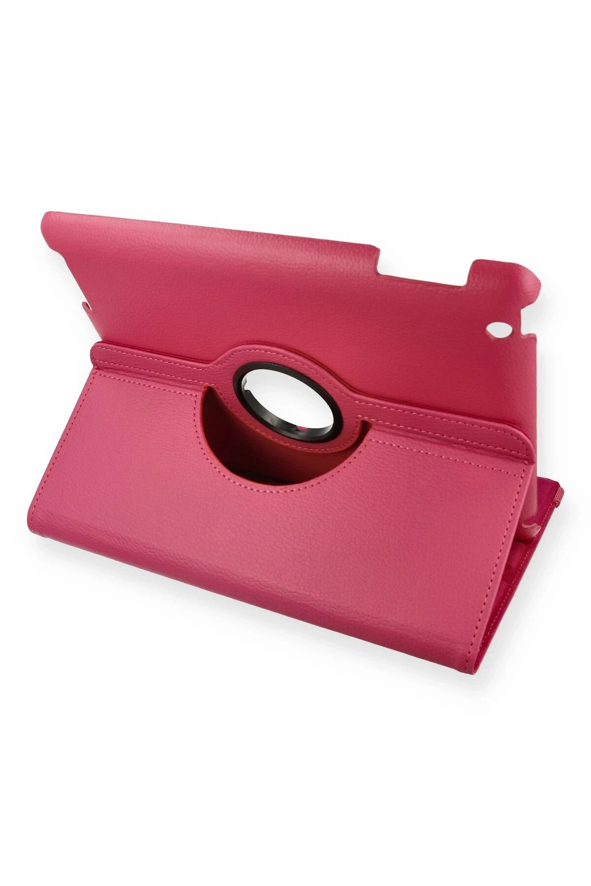 NewFace iPad 4 9.7 Kılıf 360 Tablet Deri Kılıf - Pembe JOJUA