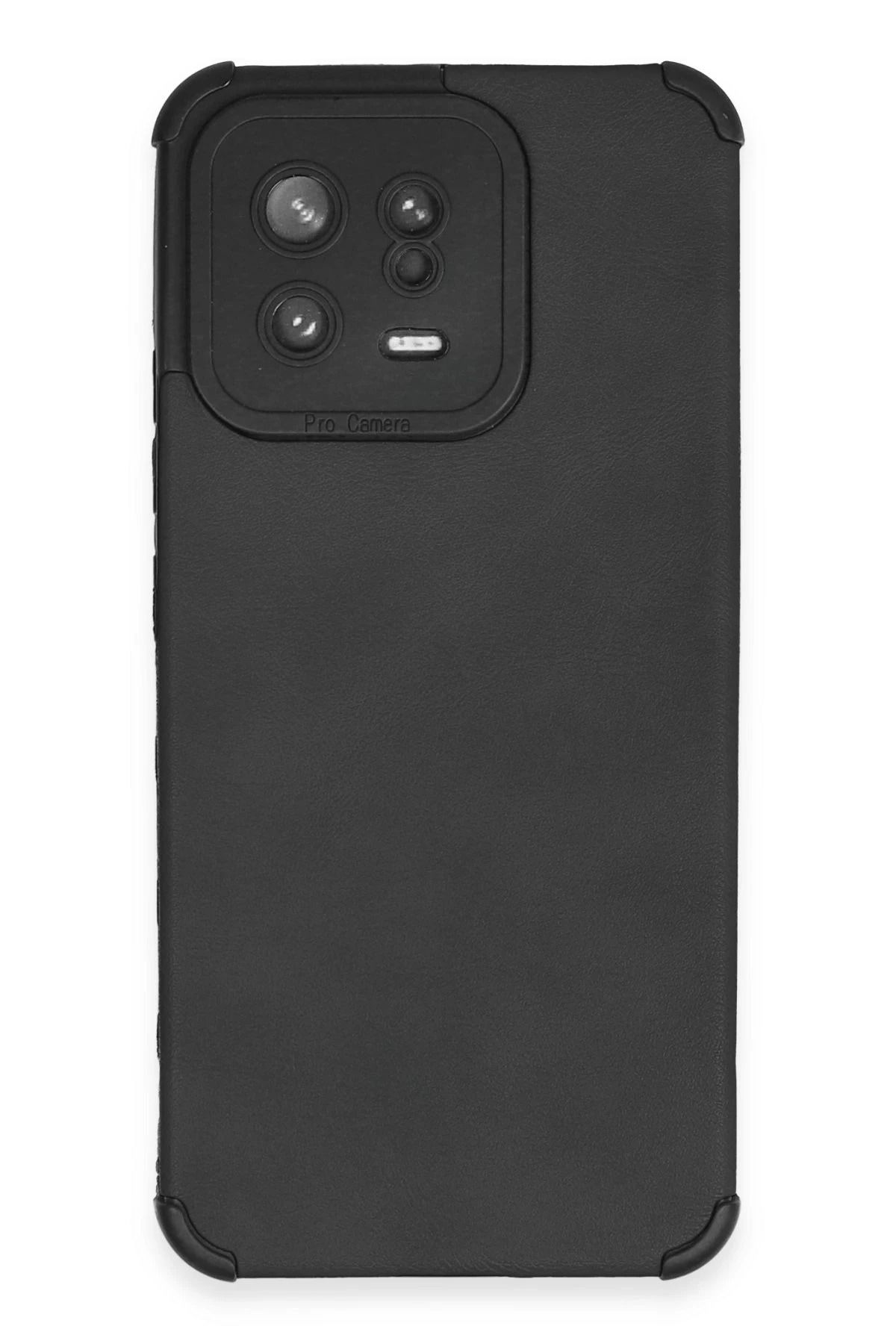 NewFace Xiaomi Mi 13 Kılıf Loop Deri Silikon - Siyah BSTMY