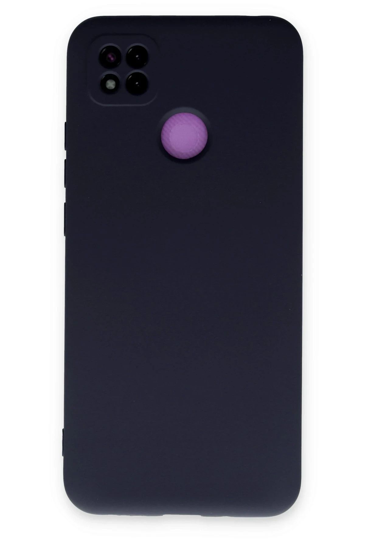 NewFace Xiaomi Redmi 9C Uyumlu Kılıf Nano içi Kadife Silikon - Lacivert INSLM