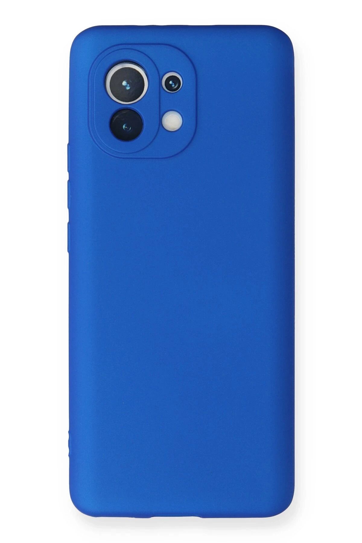 NewFace Xiaomi Mi 11 Kılıf First Silikon - Mavi JOJUA