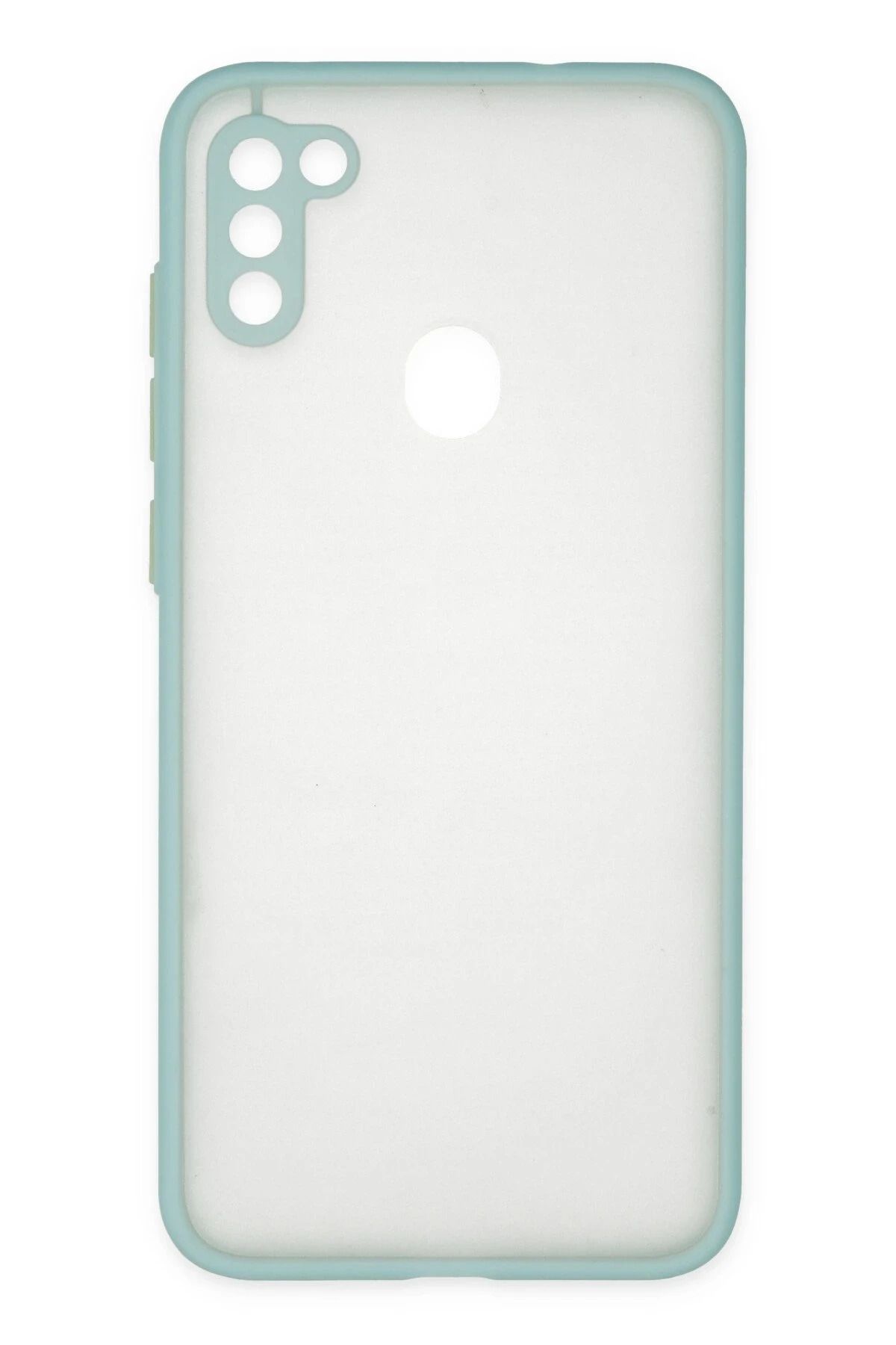 NewFace Samsung Galaxy A11 Kılıf Montreal Silikon Kapak - Turkuaz INSLM
