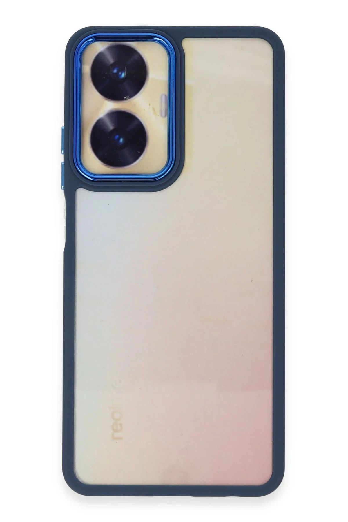 NewFace Realme C55 Kılıf Dora Kapak - Mavi FERRG