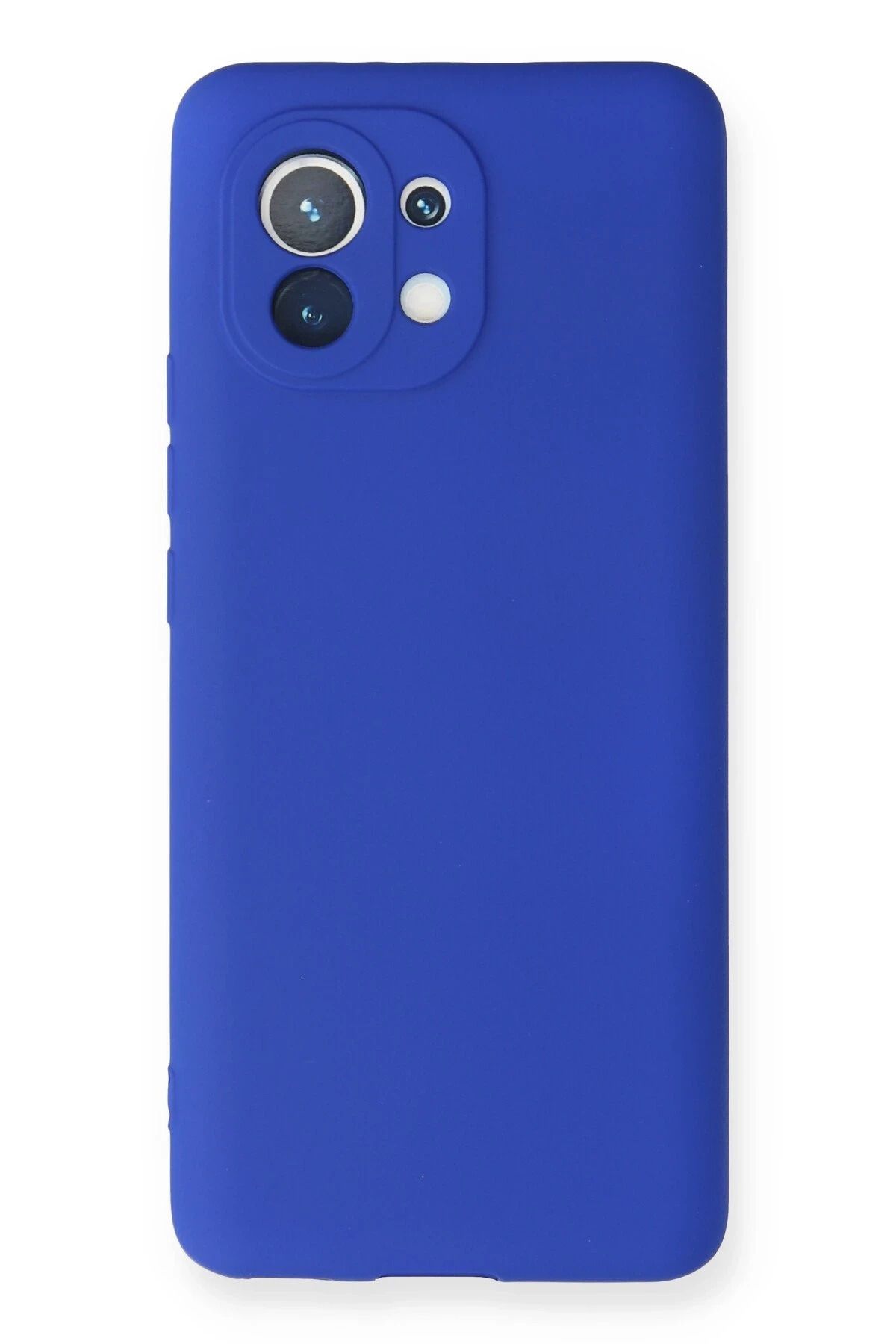 NewFace Xiaomi Mi 11 Kılıf First Silikon - Lacivert JOJUA