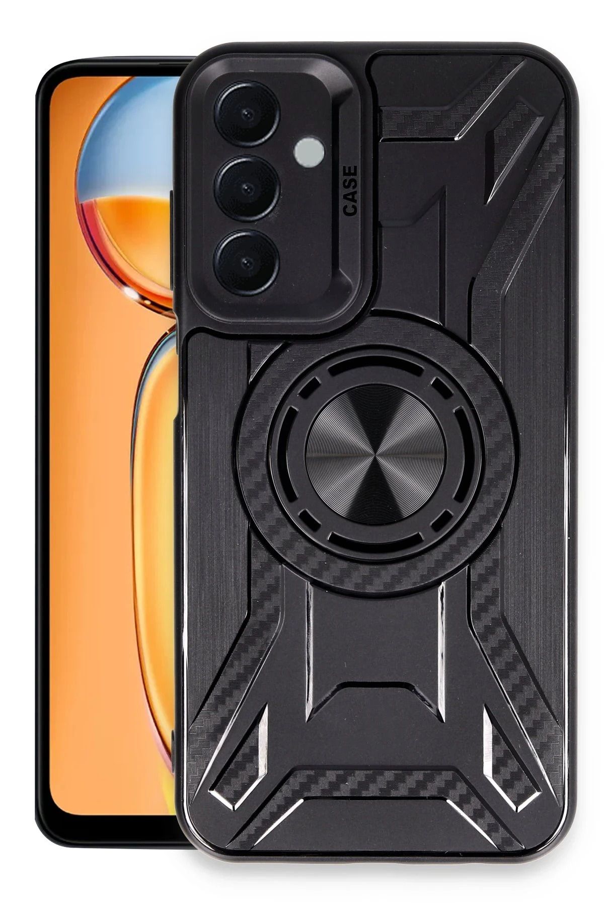 NewFace Samsung Galaxy A55 5G Kılıf Lincoln Silikon - Siyah BSTMY