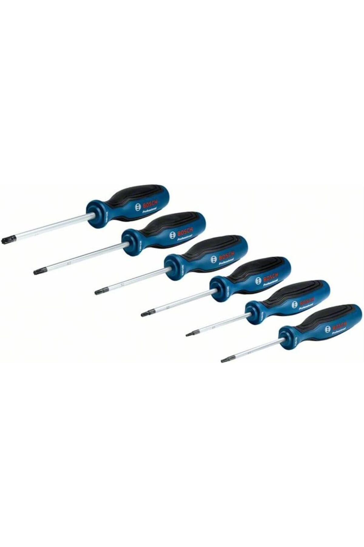 LUXE Professional Torx tornavida seti 6 parça (Torx, S2 çelik, T10x75, T75x75, T20x100, T25x100, T30x1