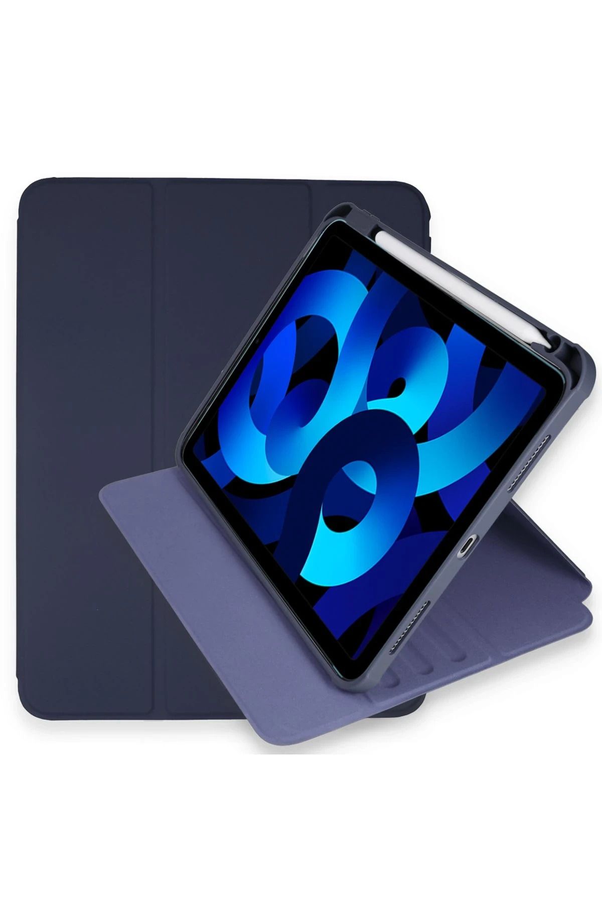 NewFace iPad Pro 11 (2021) Kılıf Starling 360 Kalemlikli Tablet Kılıf - Lacivert HNZRN
