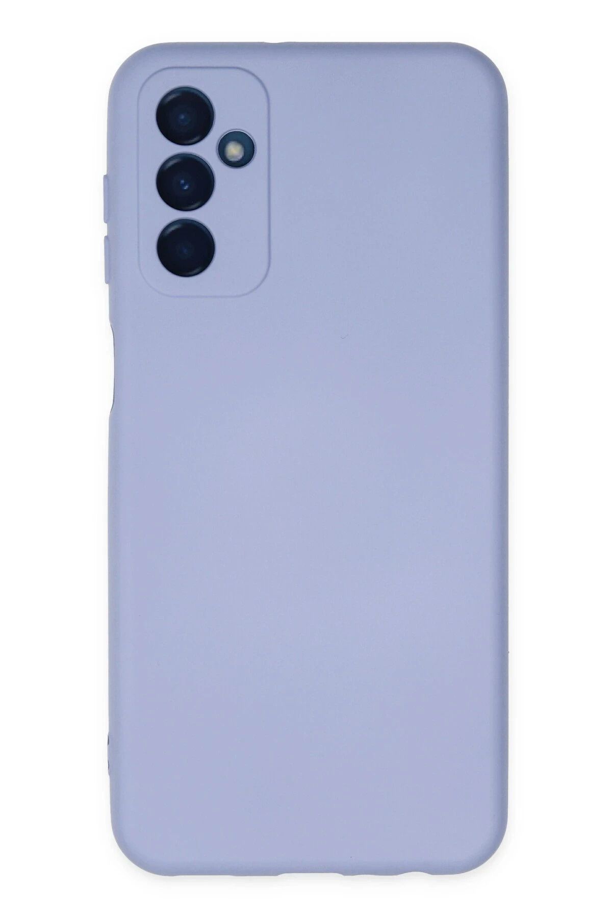 NewFace Samsung Galaxy M23 Kılıf Nano içi Kadife Silikon - Lila HNZRN