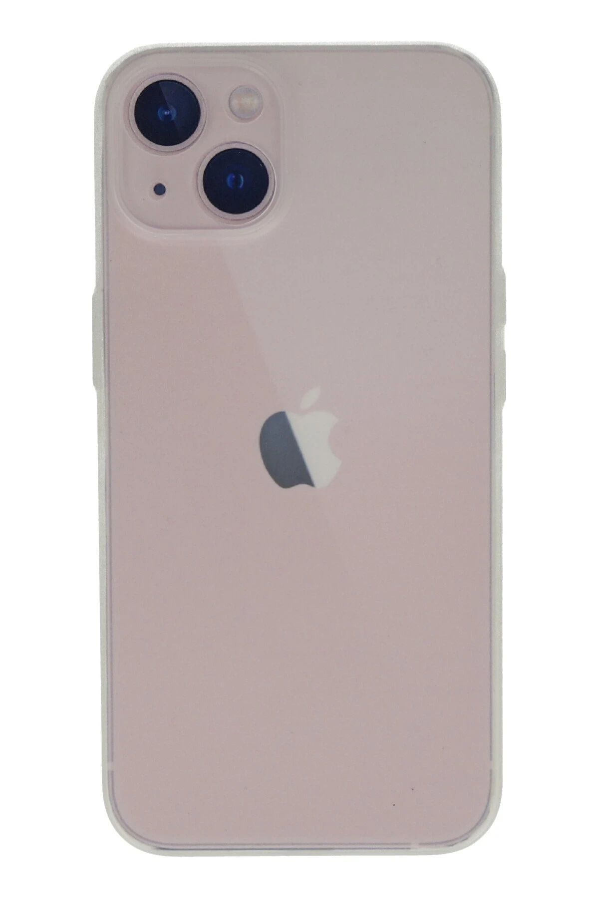 NewFace iPhone 13 Mini Kılıf PP Ultra İnce Kapak - Beyaz NRMSA