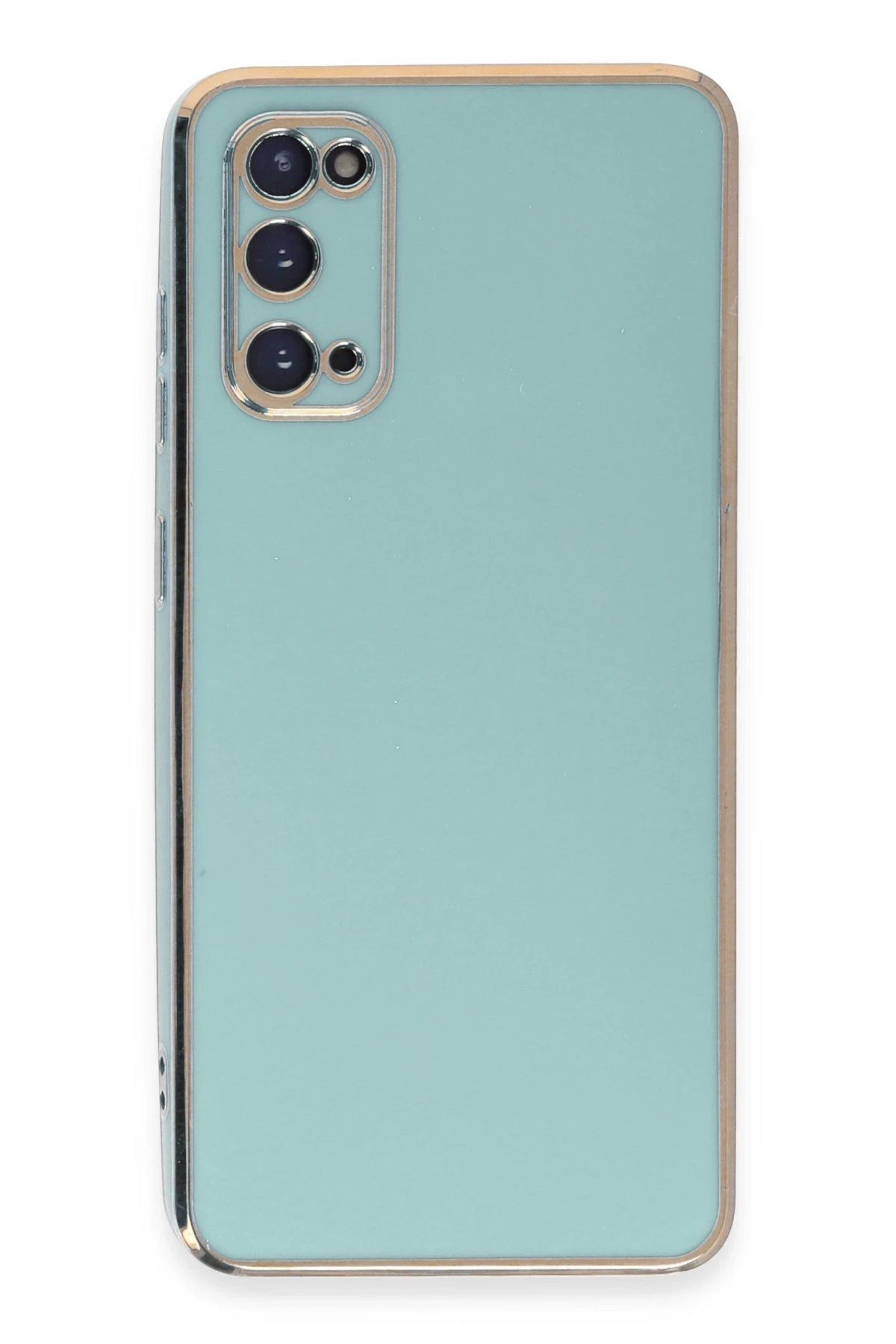 NewFace Samsung Galaxy S20 Kılıf Volet Silikon - Açık Yeşil NRMSA