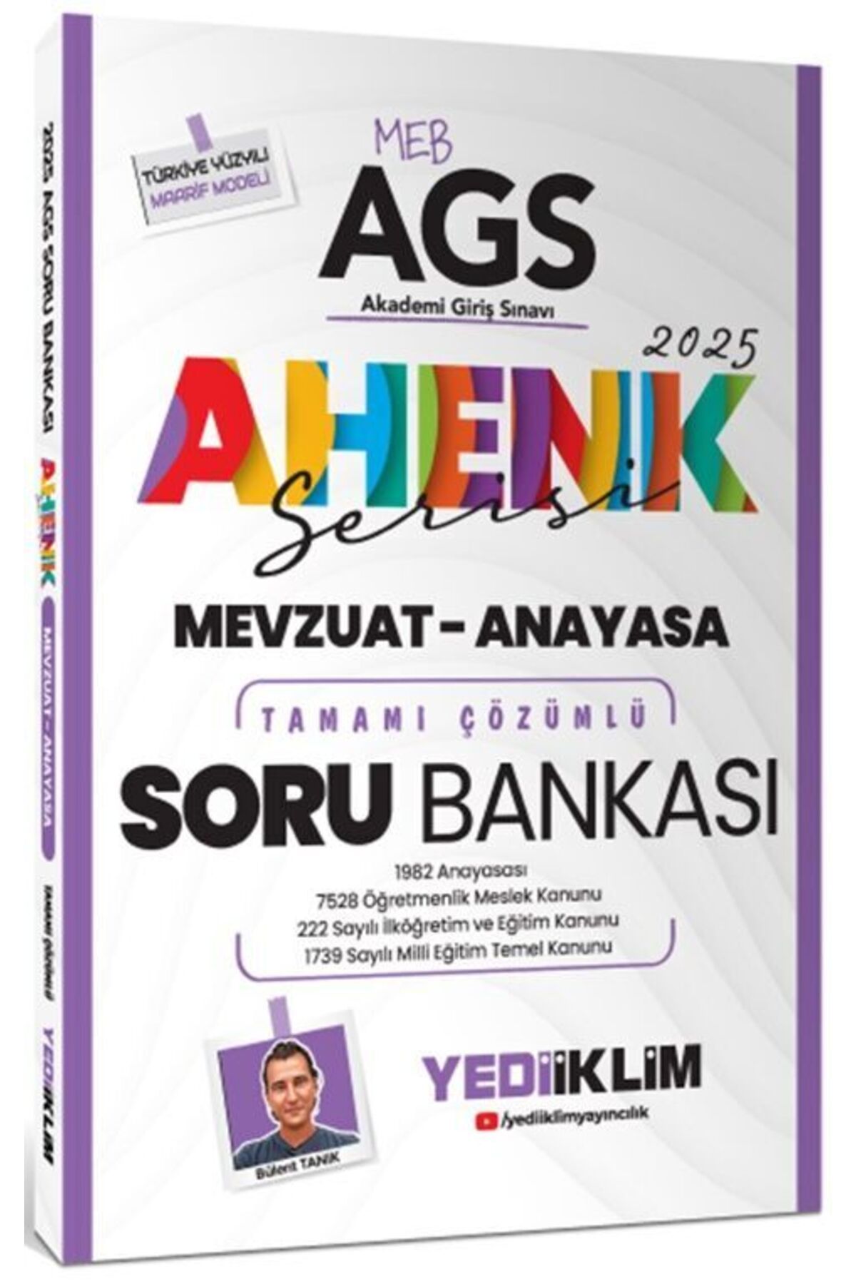 Yediiklim Yayınları Yediiklim Yayınları 2025 MEB AGS Ahenk Serisi Mevzuat Anayasa Tamamı Çözümlü Soru Bankası