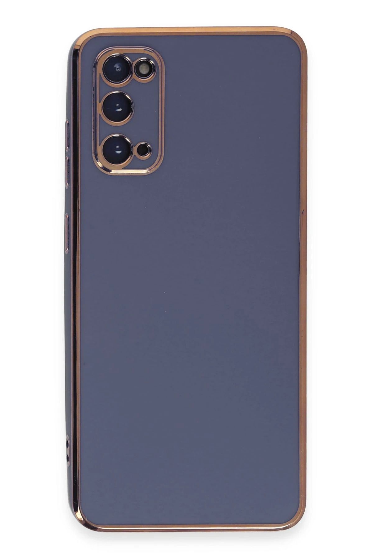 NewFace Samsung Galaxy S20 Kılıf Volet Silikon - Mavi JOJUA