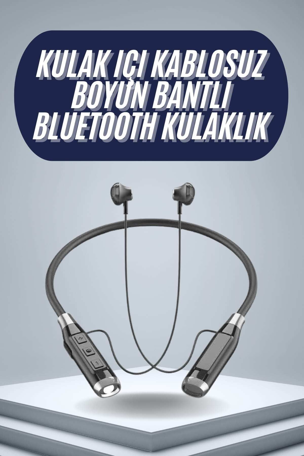 ASTRALTECH 120 Saat Bluetooth Kulaklık Kablolu Boyun Askılı SD Kart Girişli ANC Özellikli