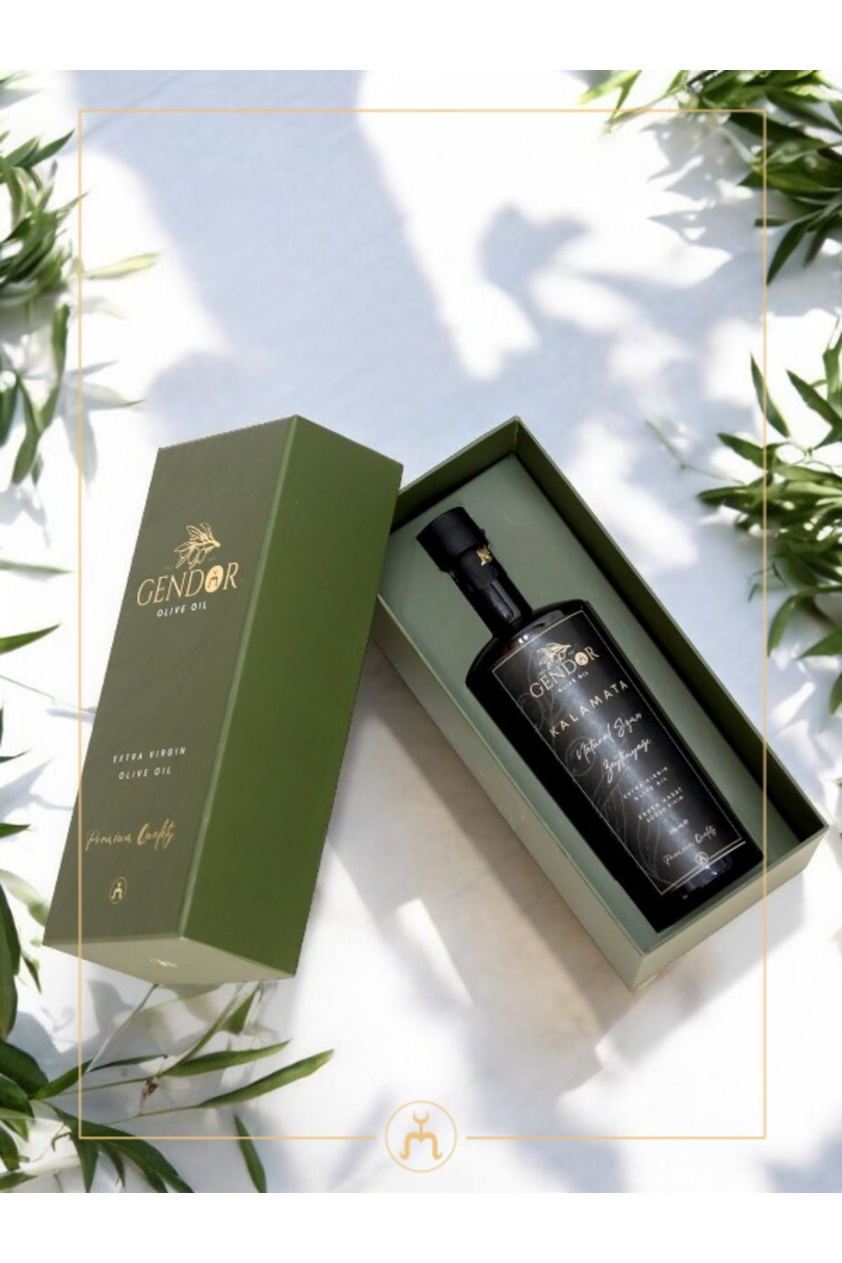 Gendor Olive Oil Gendor Kalamata Erken Hasat Natural Sızma Zeytinyağı / Hediyelik Şişe 750ml