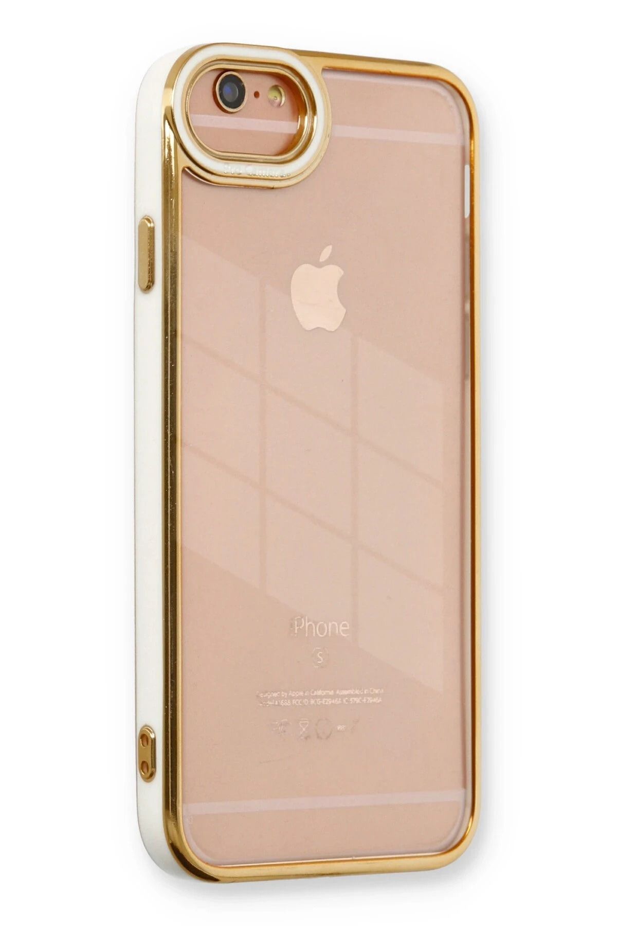 NewFace iPhone 6 Kılıf Liva Lens Silikon - Beyaz DPMAH