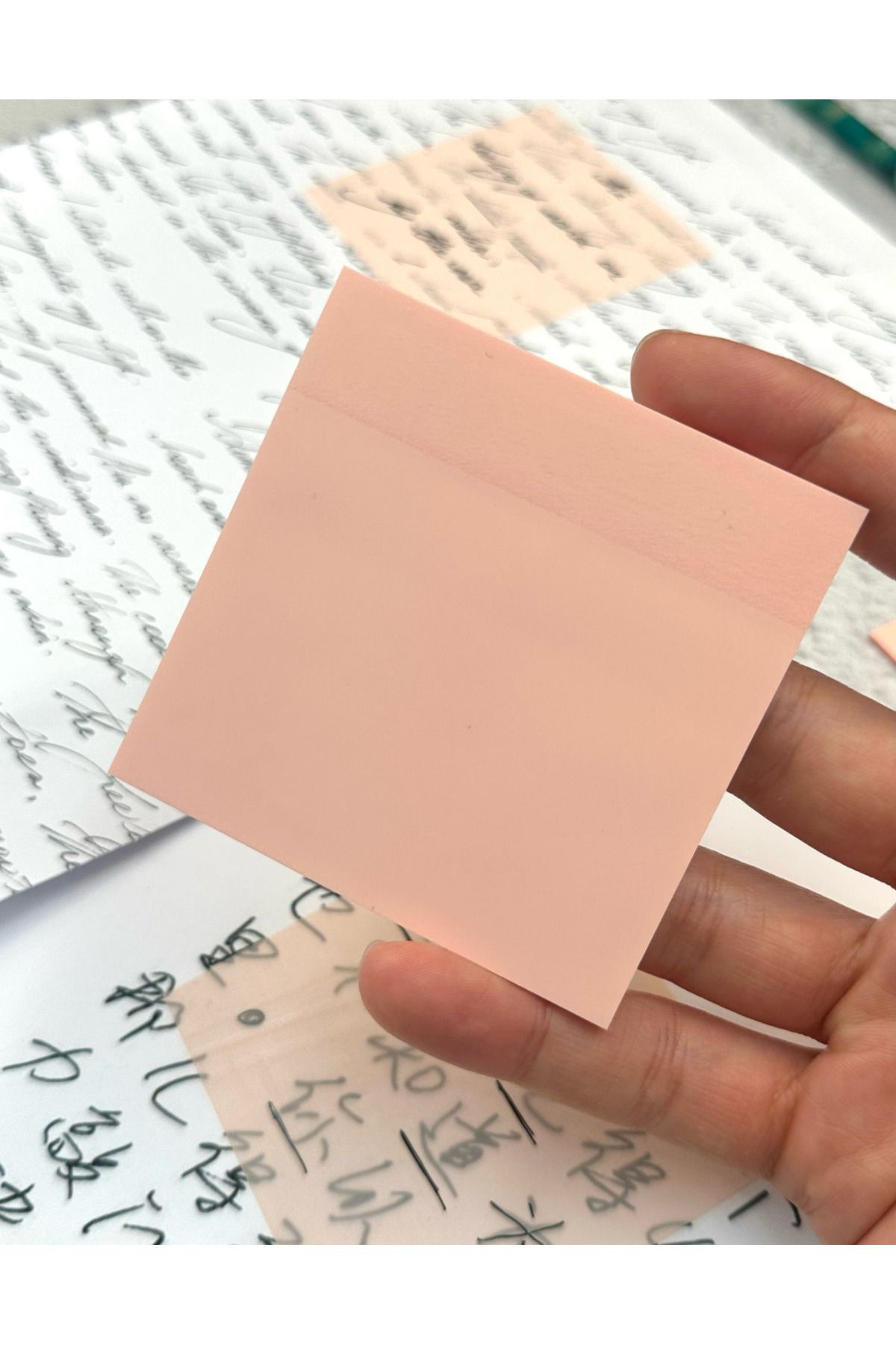 ZeCo Collection-Soft Orange Transparent / Transparent Sticky Note / Sticky Note / Sticker / Bullet Journal 7