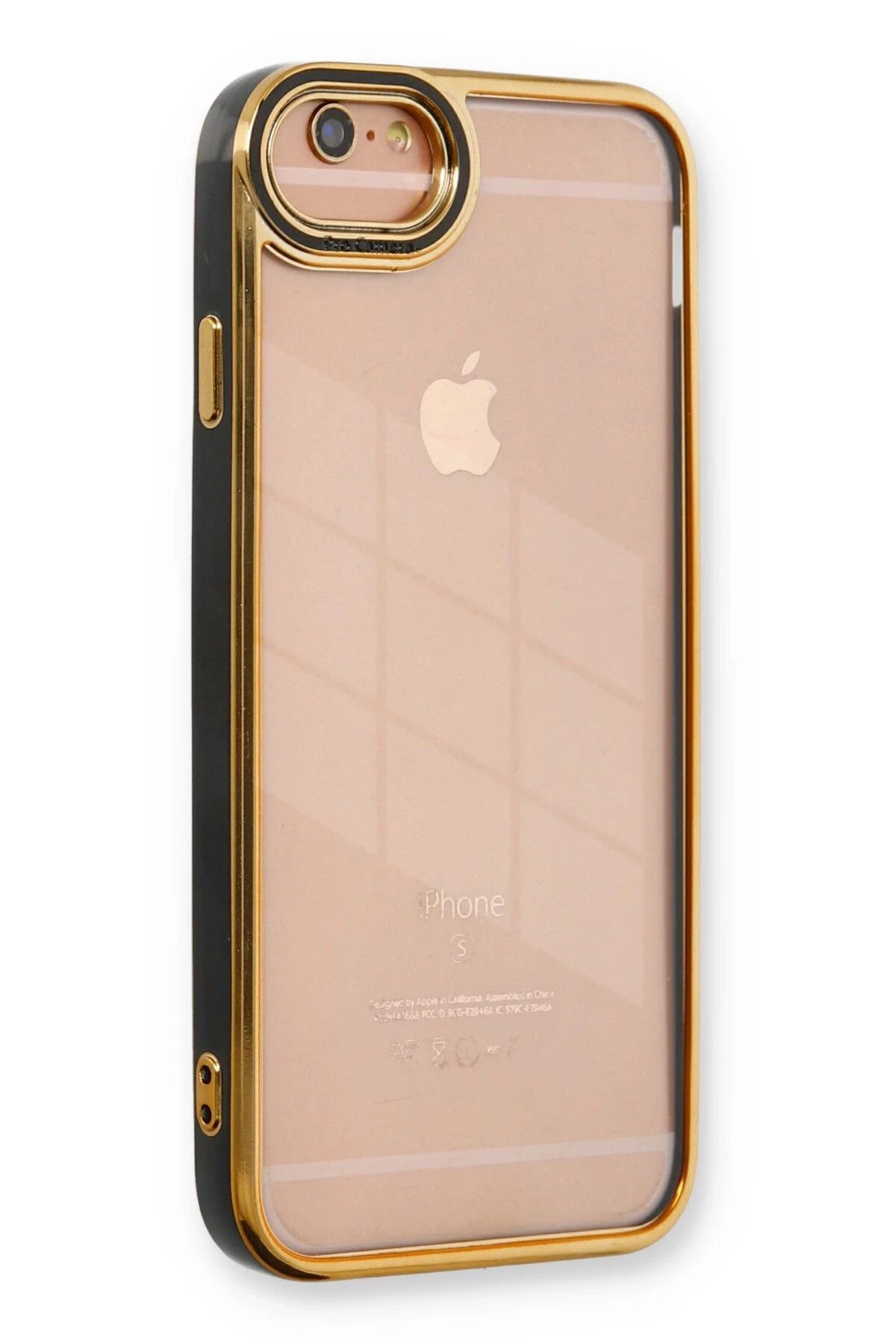 NewFace iPhone 6 Kılıf Liva Lens Silikon - Siyah JOJUA