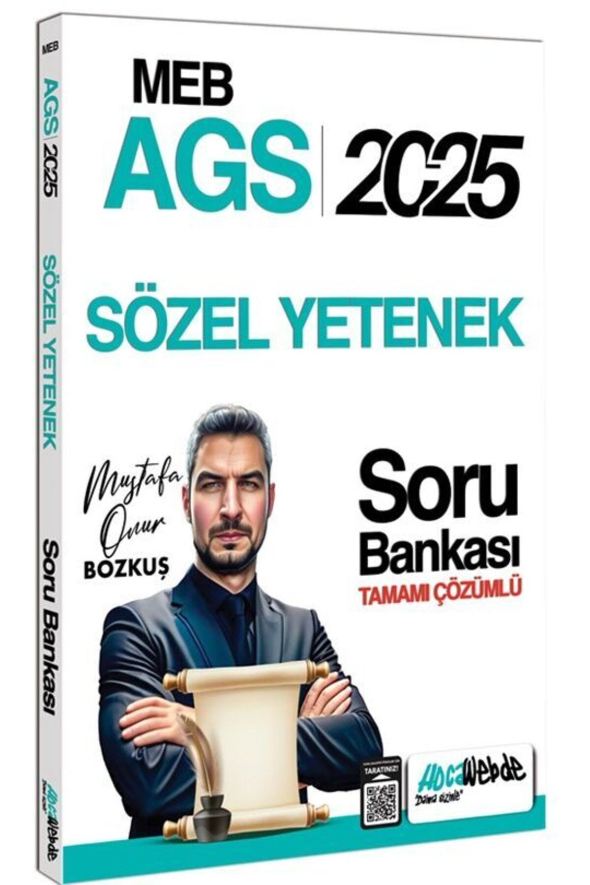 Hocawebde Yayınları HocaWebde Yayınları 2025 MEB AGS Sözel Yetenek Tamamı Çözümlü Soru Bankası