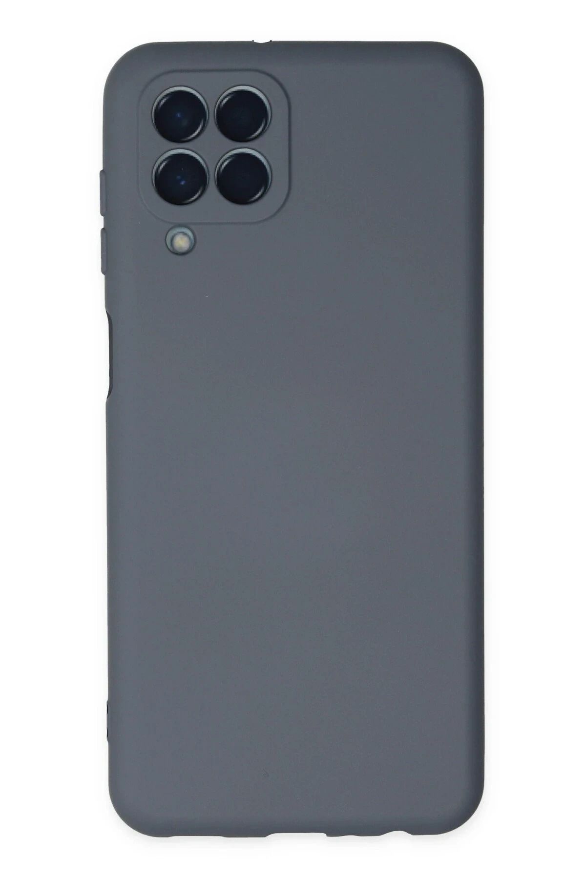 NewFace Galaxy M33  Uyumlu Kılıf Nano içi Kadife Silikon - Gri INSLM