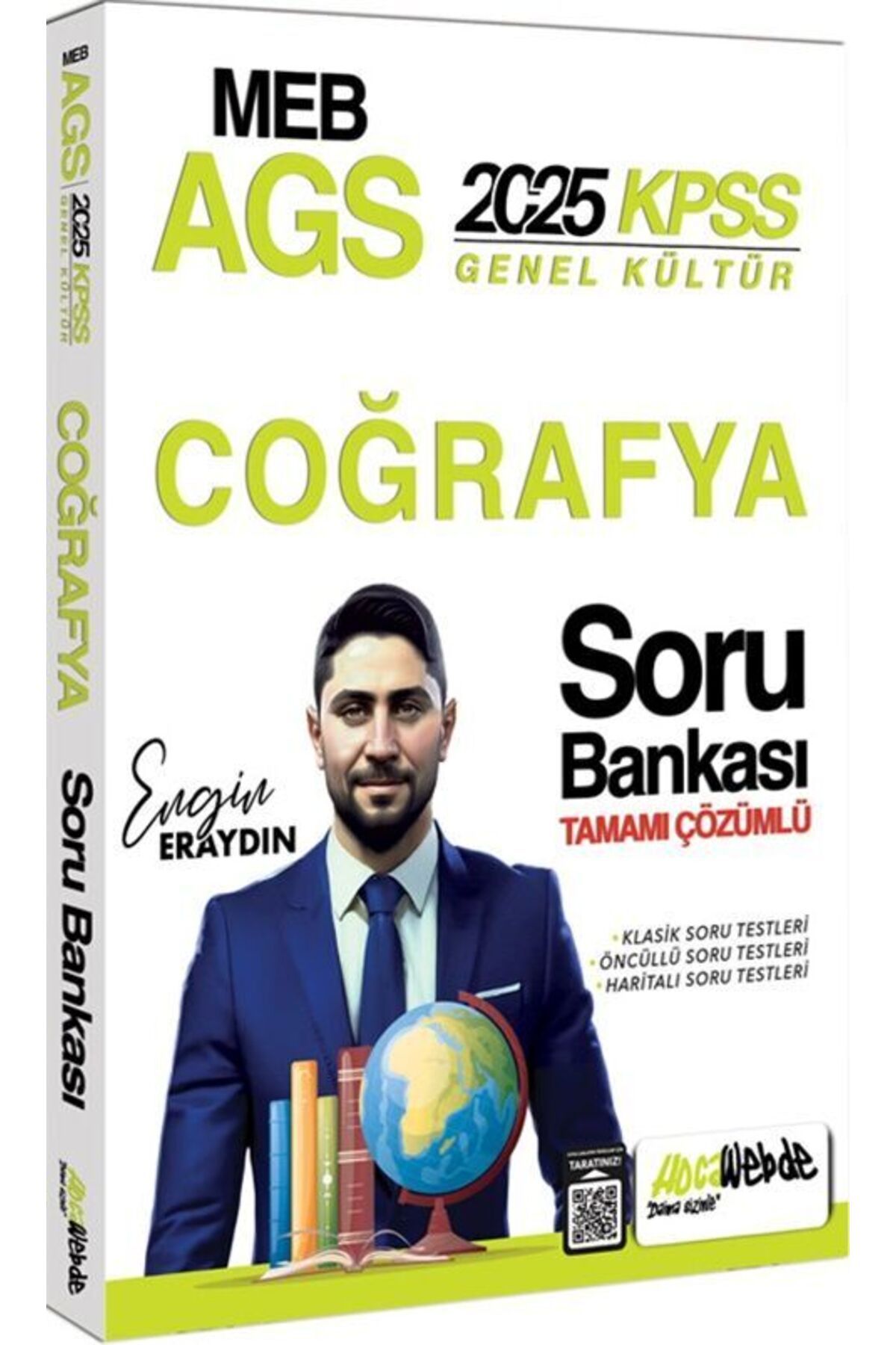 Hocawebde Yayınları HocaWebde Yayınları 2025 MEB AGS KPSS Türkiye Coğrafyası Tamamı Çözümlü Soru Bankası