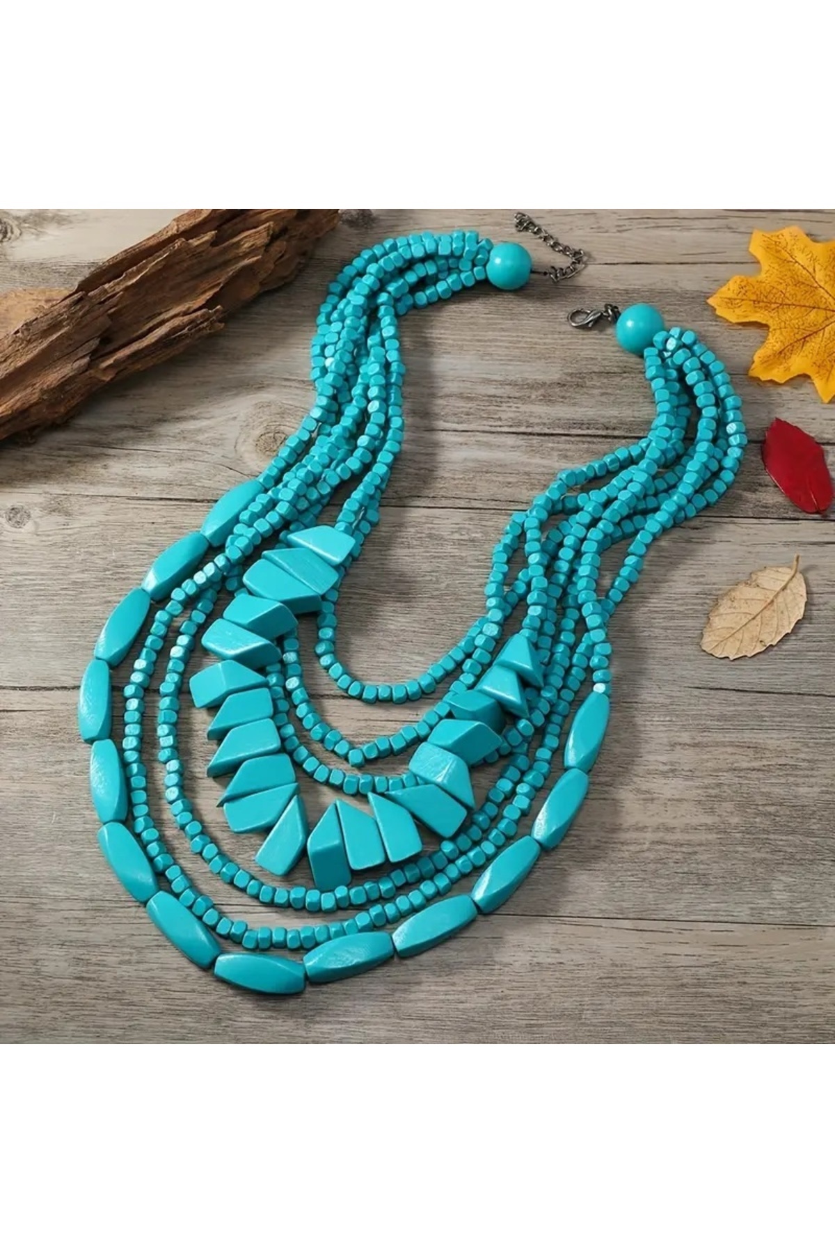 SIC MODA-Sic Moda Bead Necklace 6038B 4