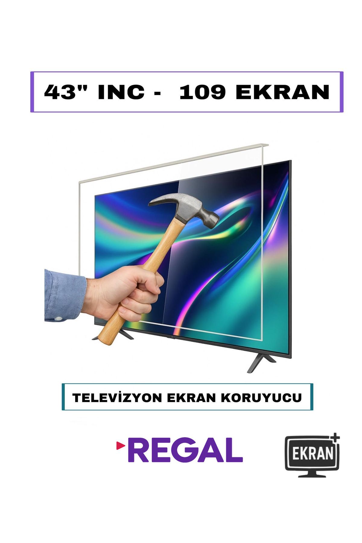 DKM Protect Regal 43" Inç 109 Ekran Tv Ekran Koruyucu Tüm Modeller