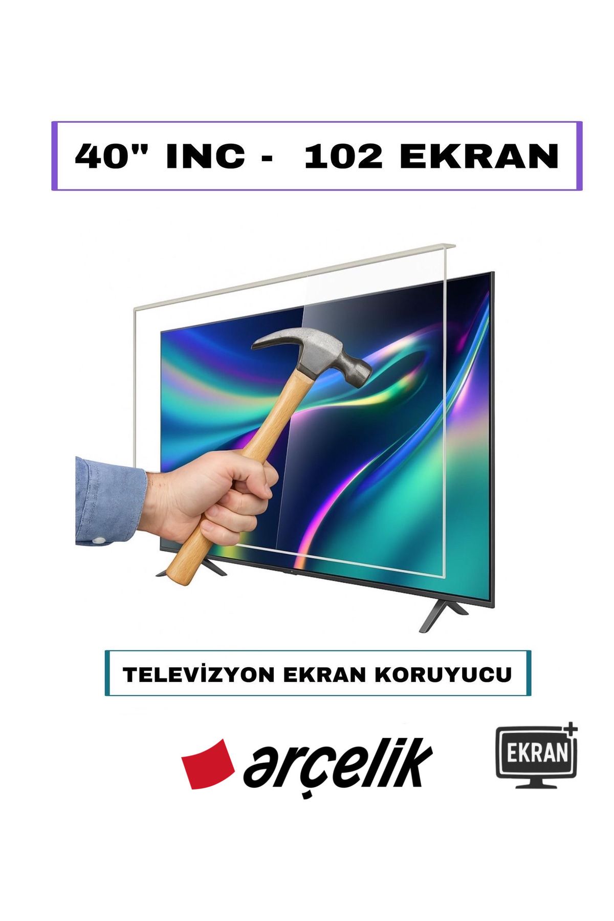DKM Protect Arçelik 40" Inç 102 Ekran Tv Ekran Koruyucu Tüm Modeller