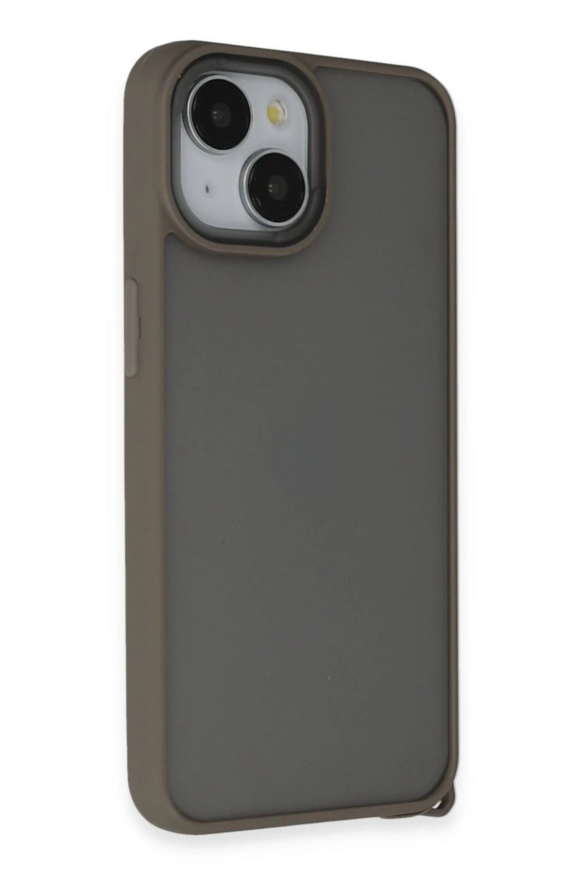 NewFace iPhone 15 Kılıf Elegant Kapak - Titan Gri JOJUA