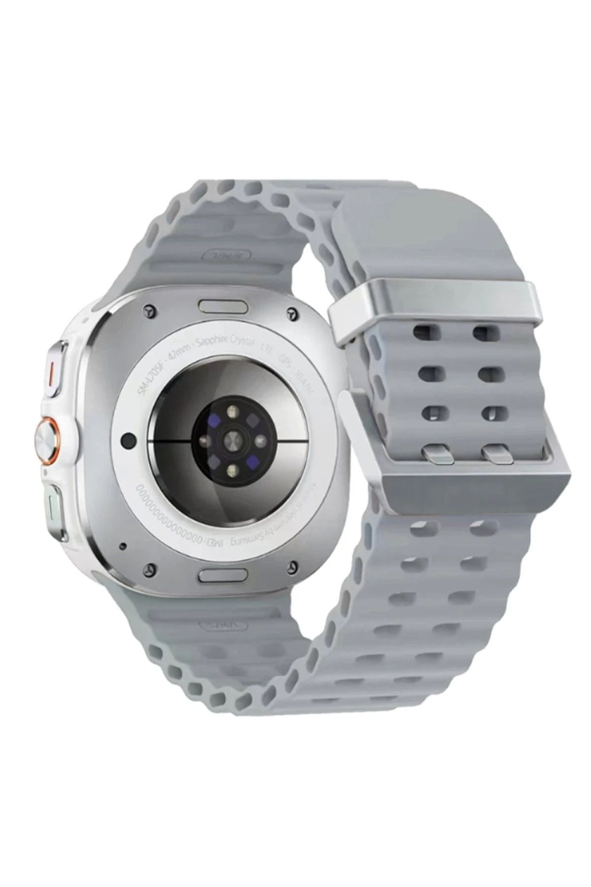 NewFace Watch 7 Ultra KR417 Rug Silikon Kordon - Gri INSLM