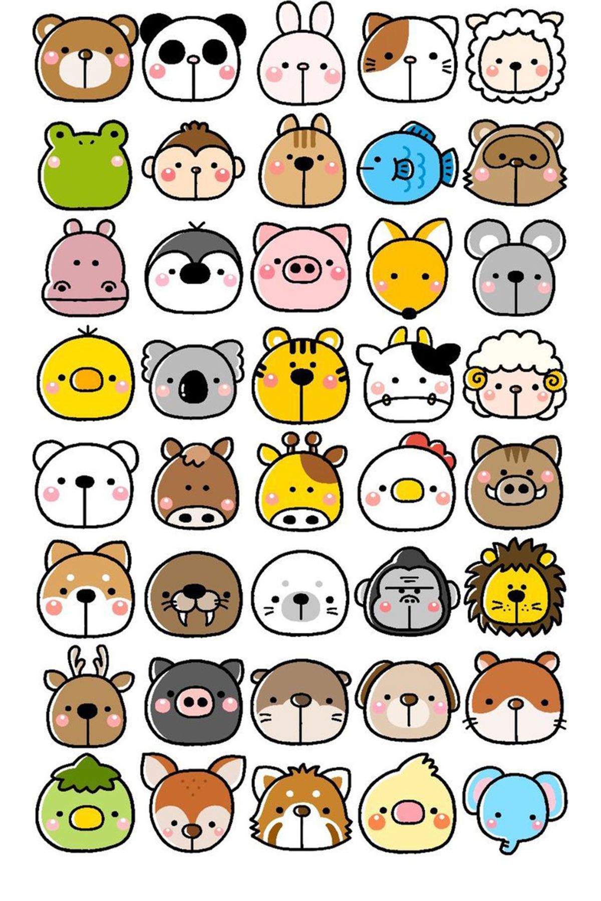 BK Design Emoji Sticker Telefon Laptop Notebook Tablet Defter Matara Stiker Etiket ST1449