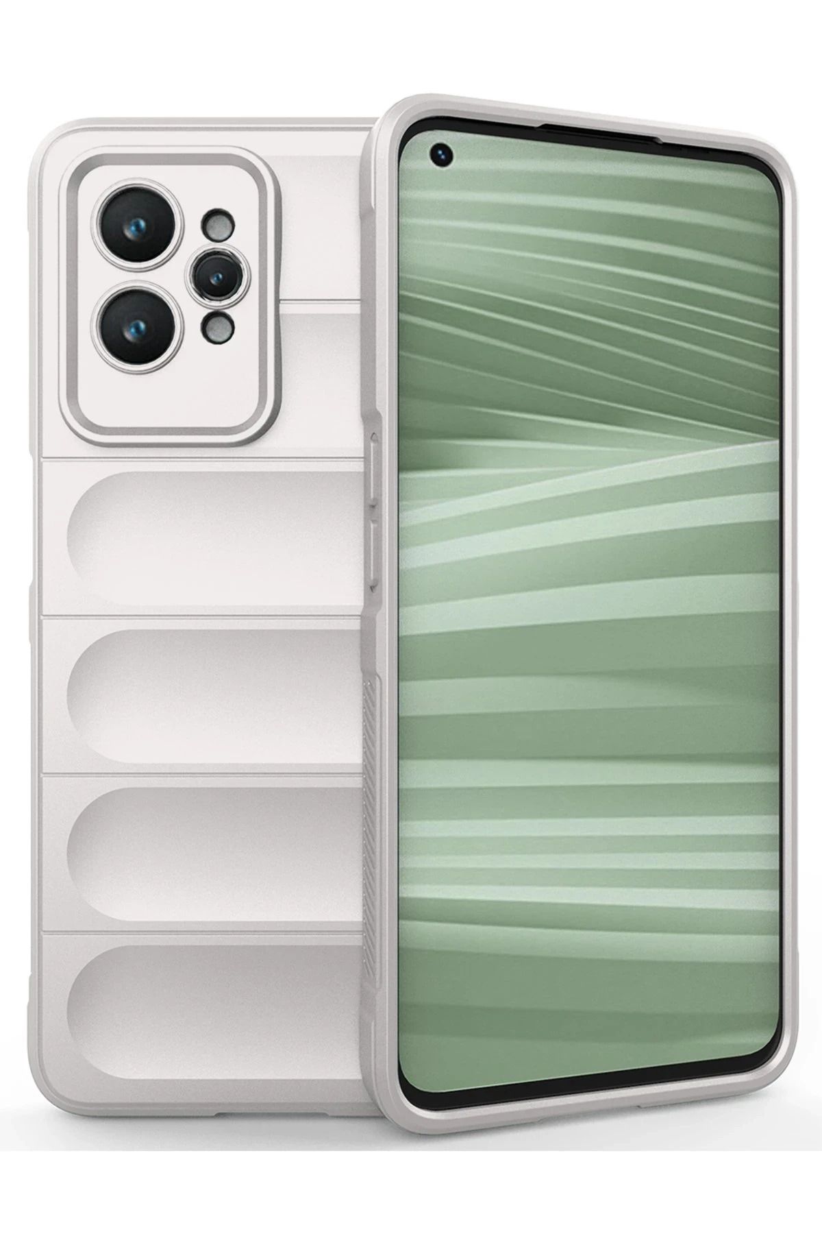 NewFace Realme GT2 Pro 5G Kılıf Optimum Silikon - Krem JOJUA