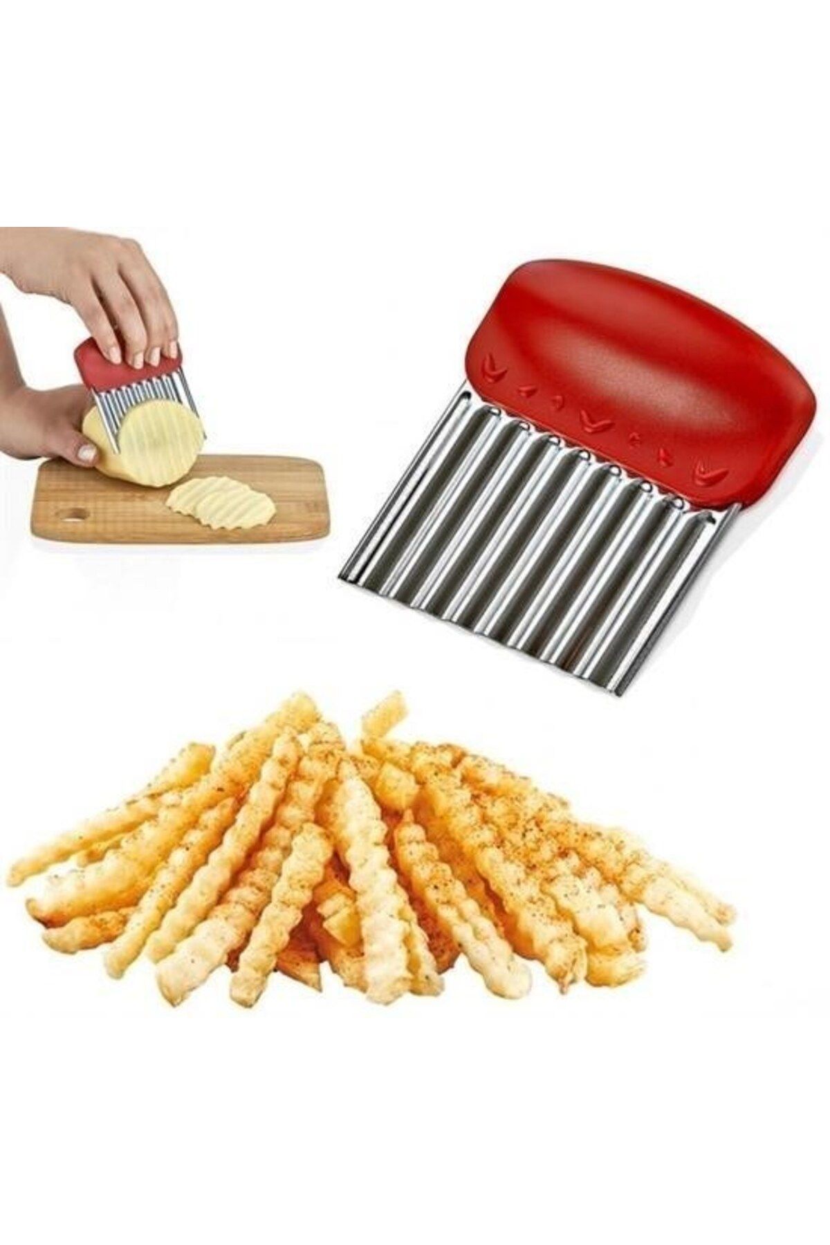 Happy Shopi Pratik Kolay Patates Meyve Ve Sebze Dilimleyici Doğrama Bıçağı
