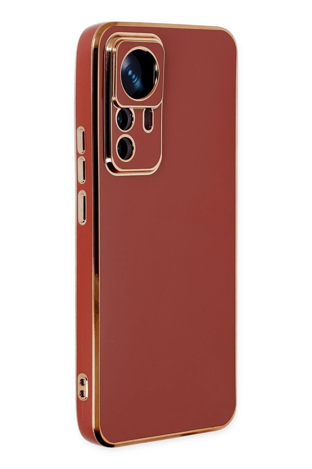 NewFace Xiaomi Mi 12T Pro Kılıf Volet Silikon - Kırmızı NRMSA