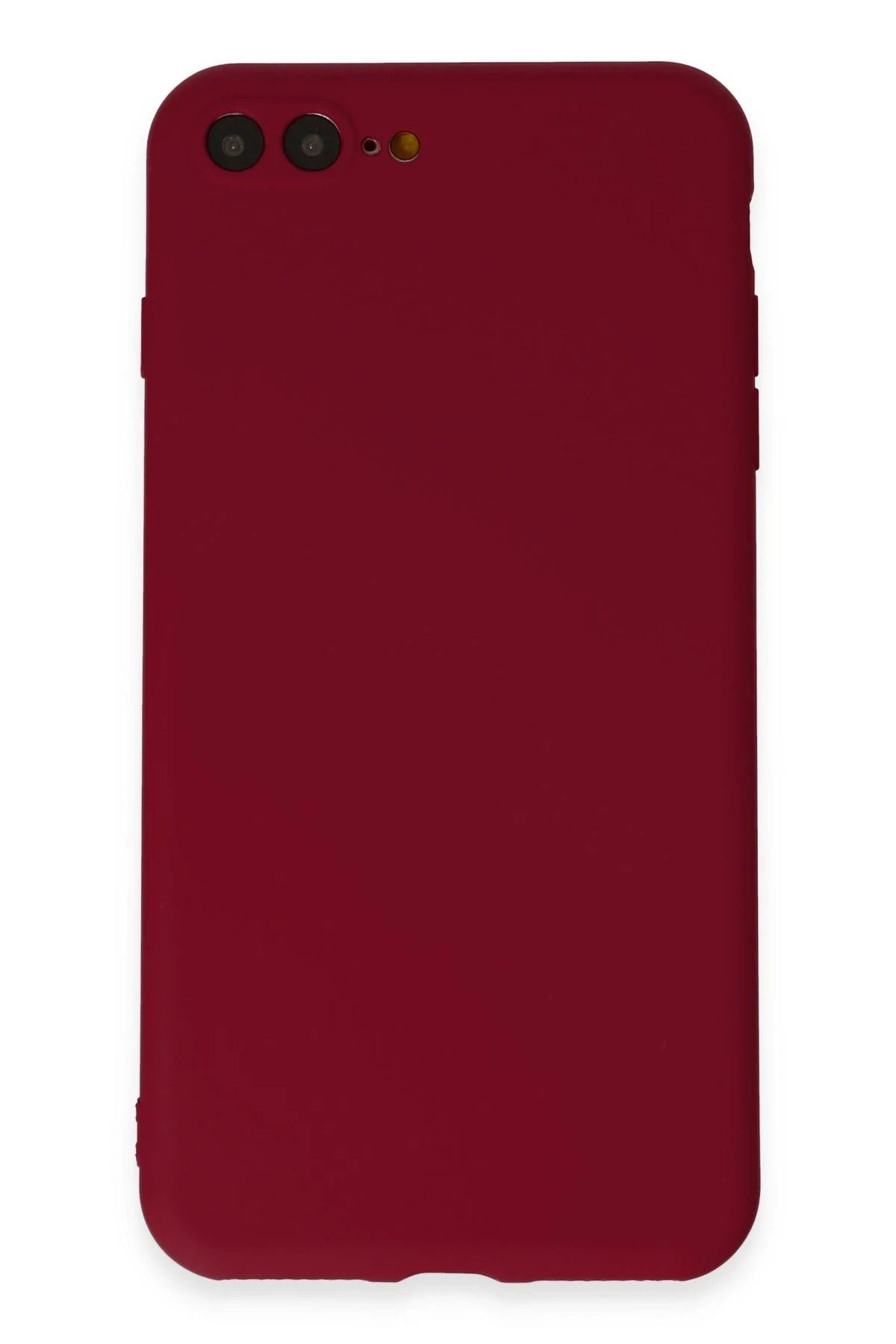 NewFace iPhone 7 Plus Kılıf First Silikon - Bordo JOJUA