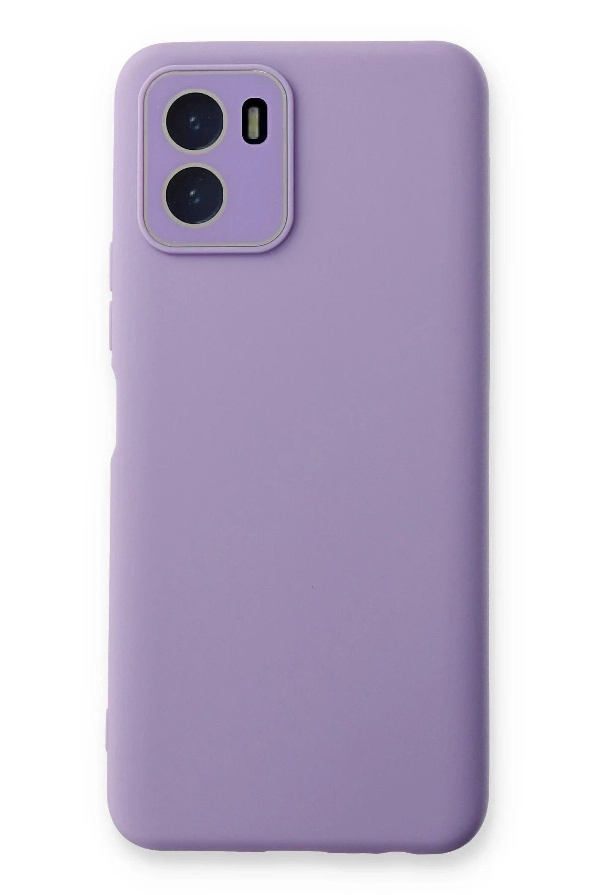 NewFace Vivo Y15S Kılıf Lansman Glass Kapak - Lila FERRG