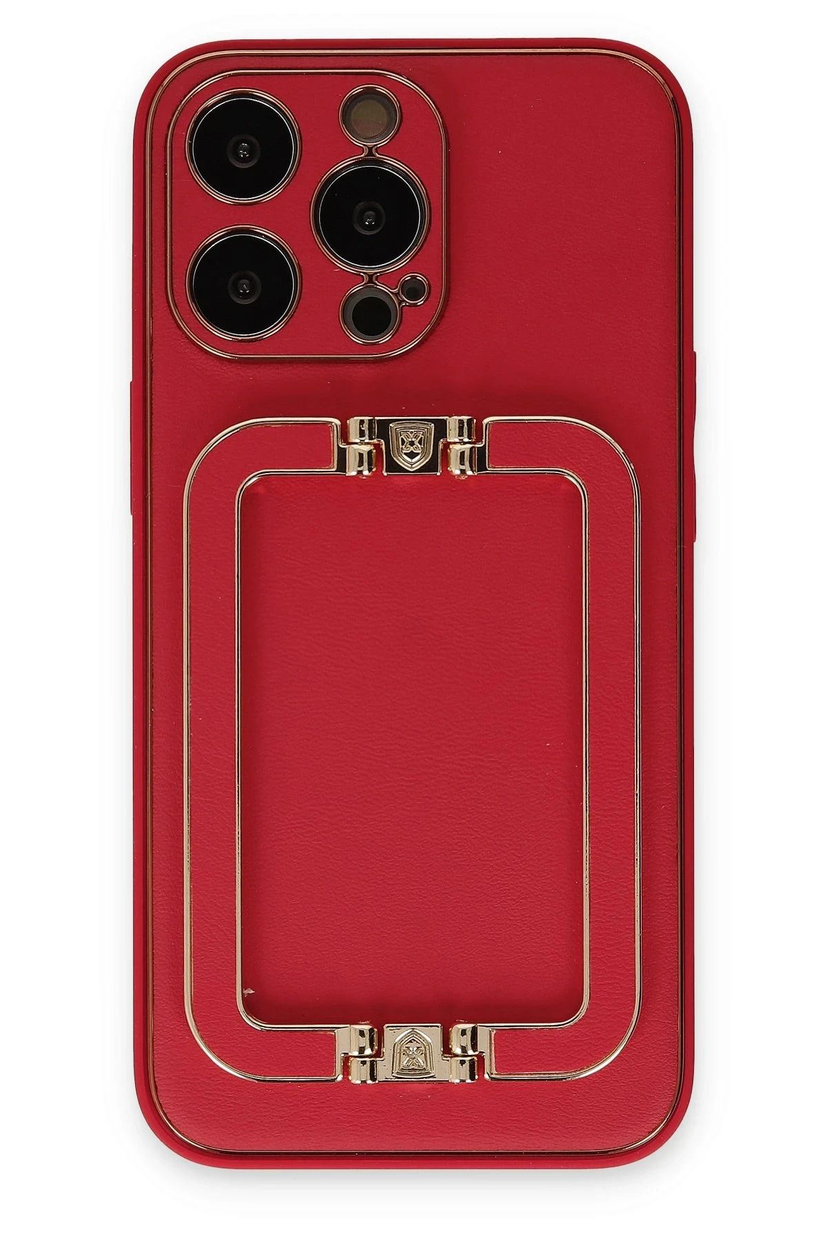 NewFace iPhone 13 Pro Max Kılıf Coco Elit Kapak - Kırmızı BSTMY