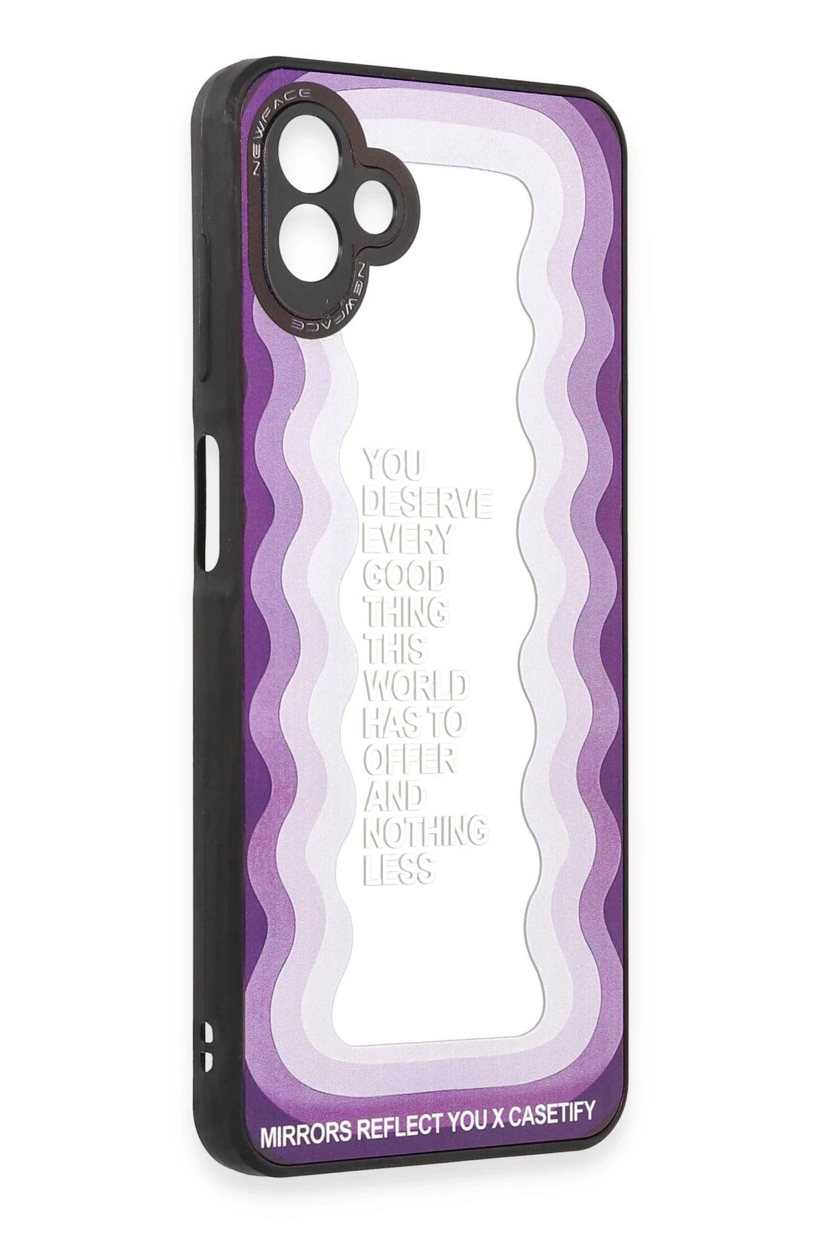 NewFace Samsung Galaxy A04 Kılıf Mirror Desenli Kapak - Mirror - 5 NRMSA