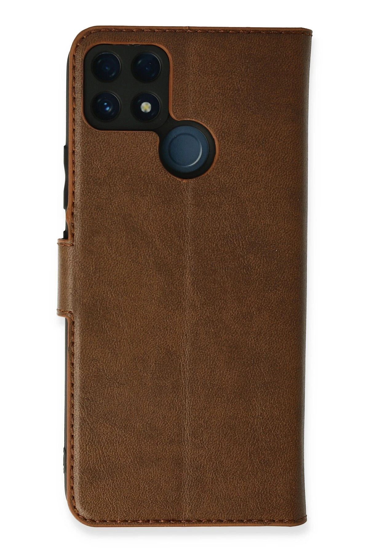 NewFace Realme C25 Kılıf Trend S Plus Kapaklı Kılıf - Taba INSLM