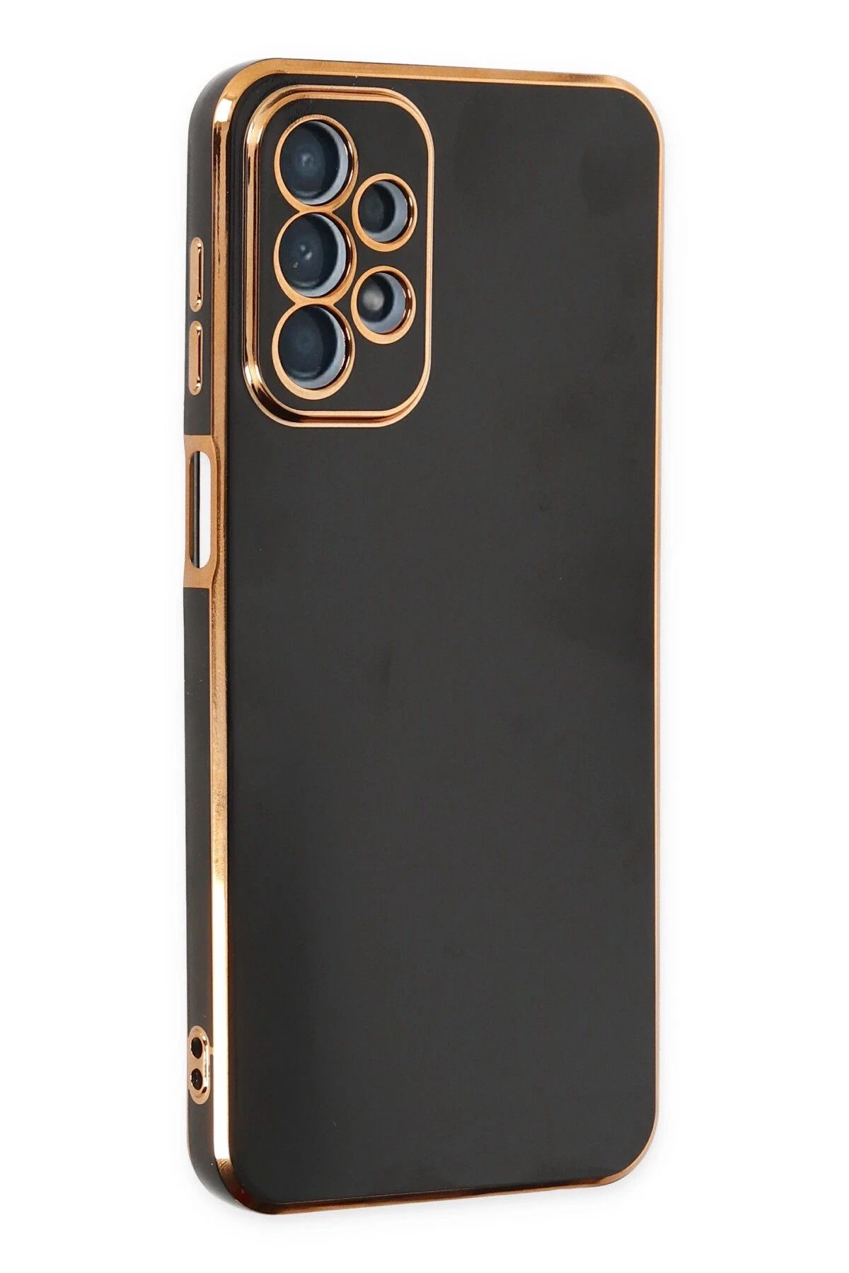 NewFace Samsung Galaxy A23 4G Kılıf Volet Silikon - Siyah YNSMR