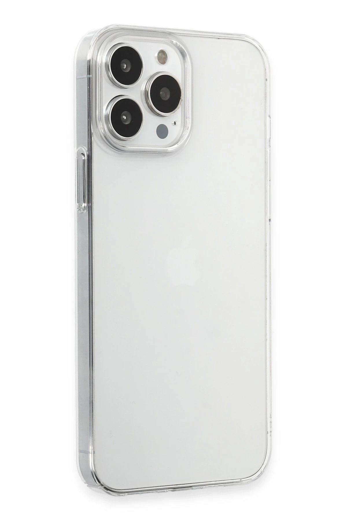 NewFace iPhone 15 Pro Max Kılıf Pc Sert Şeffaf Kapak - Şeffaf BSTMY