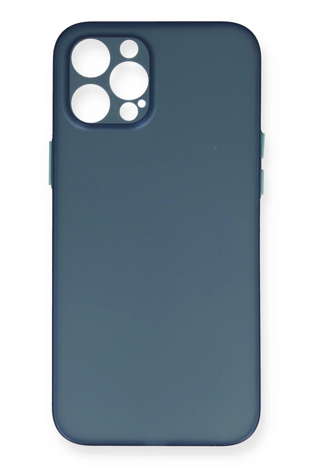 NewFace iPhone 12 Pro Max Kılıf PP Ultra İnce Kapak - Mavi YNSMR
