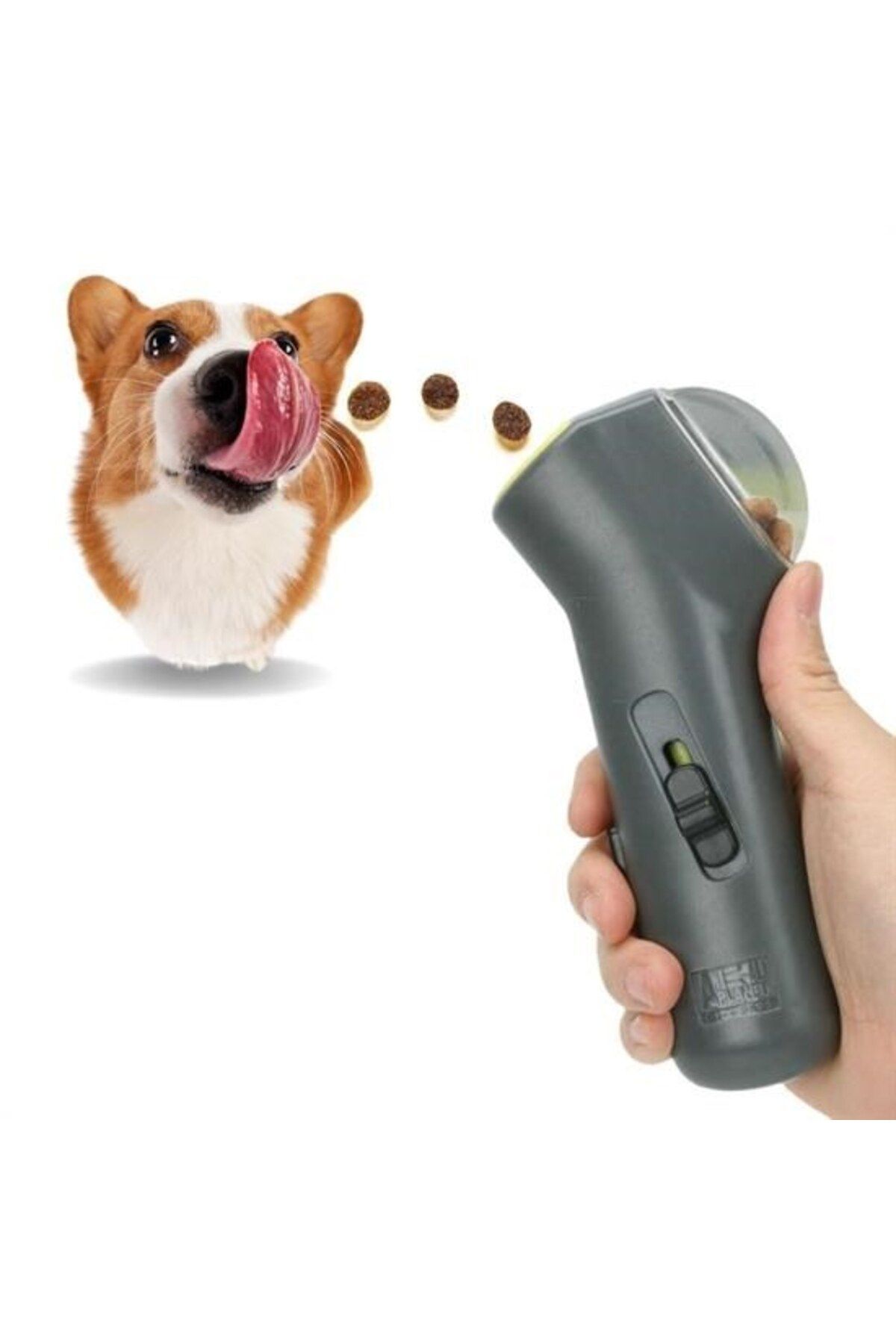 Allproduct ® Kedi ve Köpekler İçin Hazneli Mama Fırlatma Oyuncağı Yem Atıcı Aparat