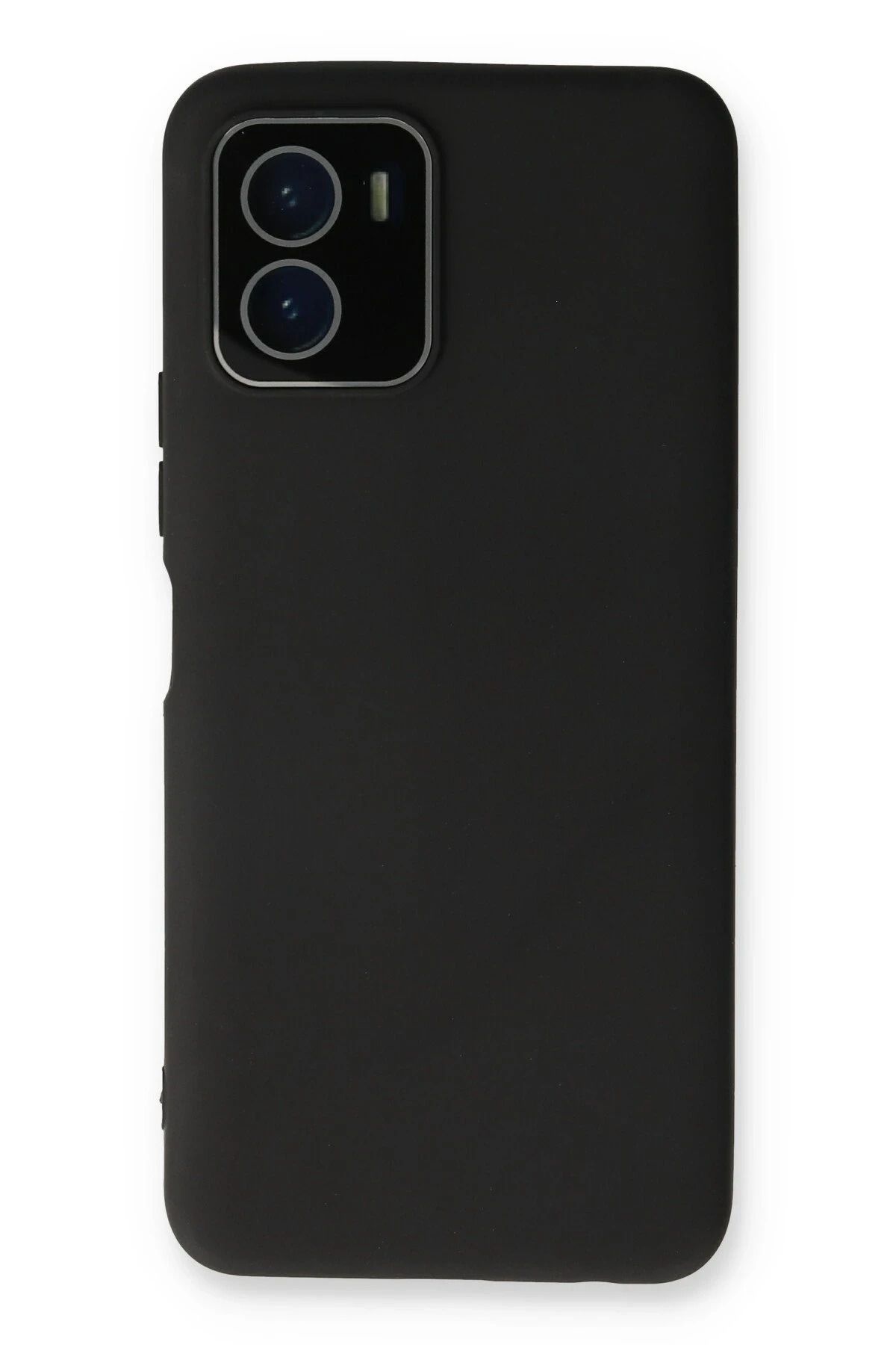 NewFace Vivo Y15S Kılıf Lansman Glass Kapak - Siyah FERRG
