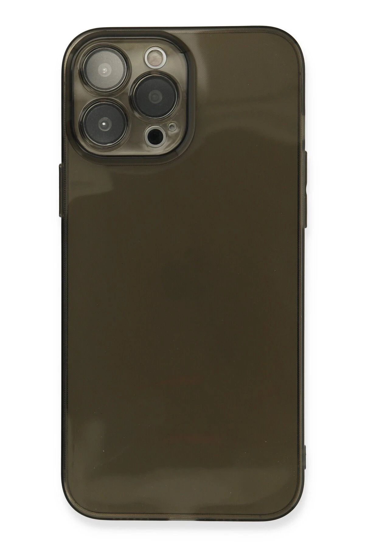 NewFace iPhone 13 Pro Kılıf Fly Lens Silikon - Siyah YNSMR