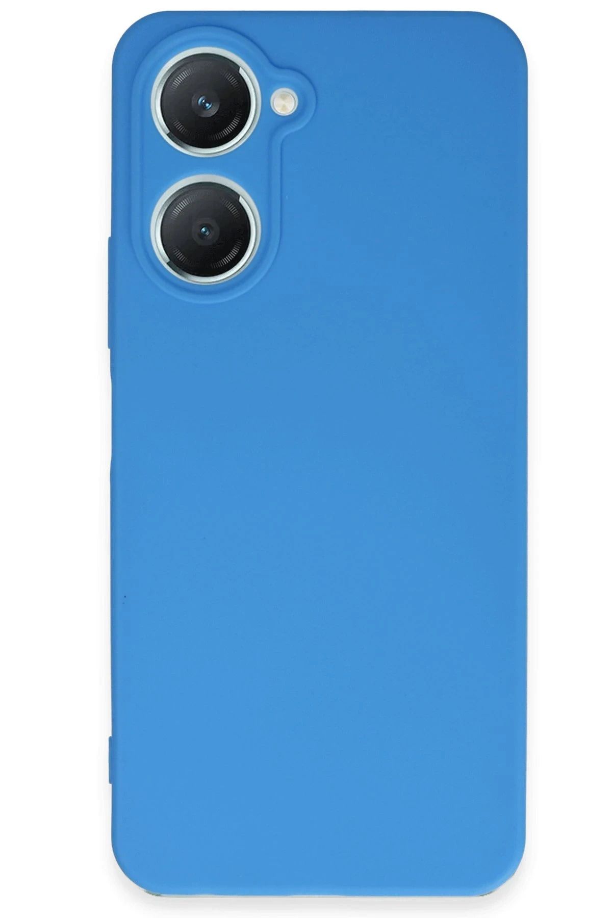 NewFace Vivo Y18 Kılıf First Silikon - Mavi HNZRN