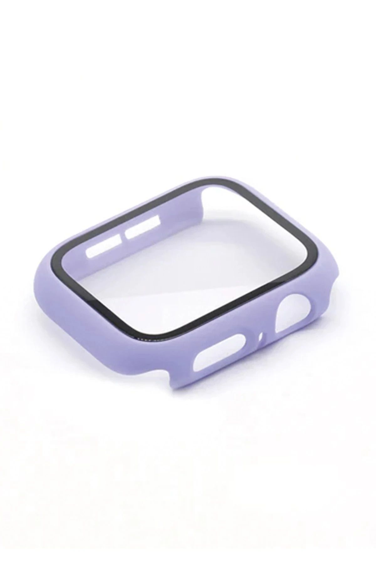 NewFace Apple Watch 38mm Camlı Kasa Ekran Koruyucu - Lila DRSTR